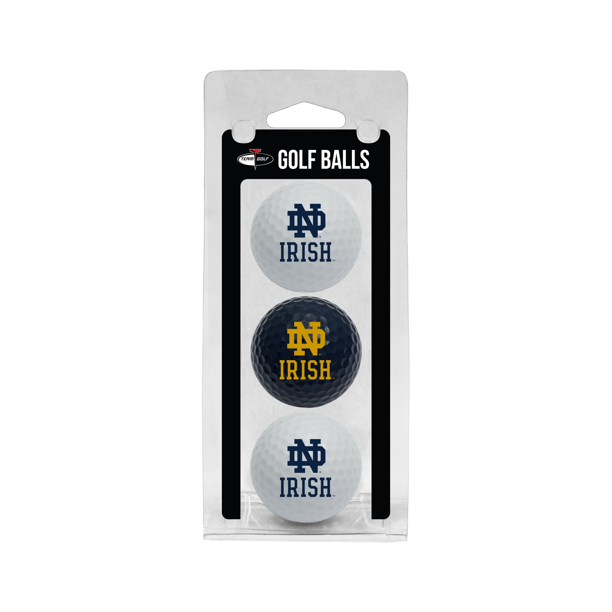 Notre Dame Fighting Irish 3 Pack Golf Ball Clamshells
