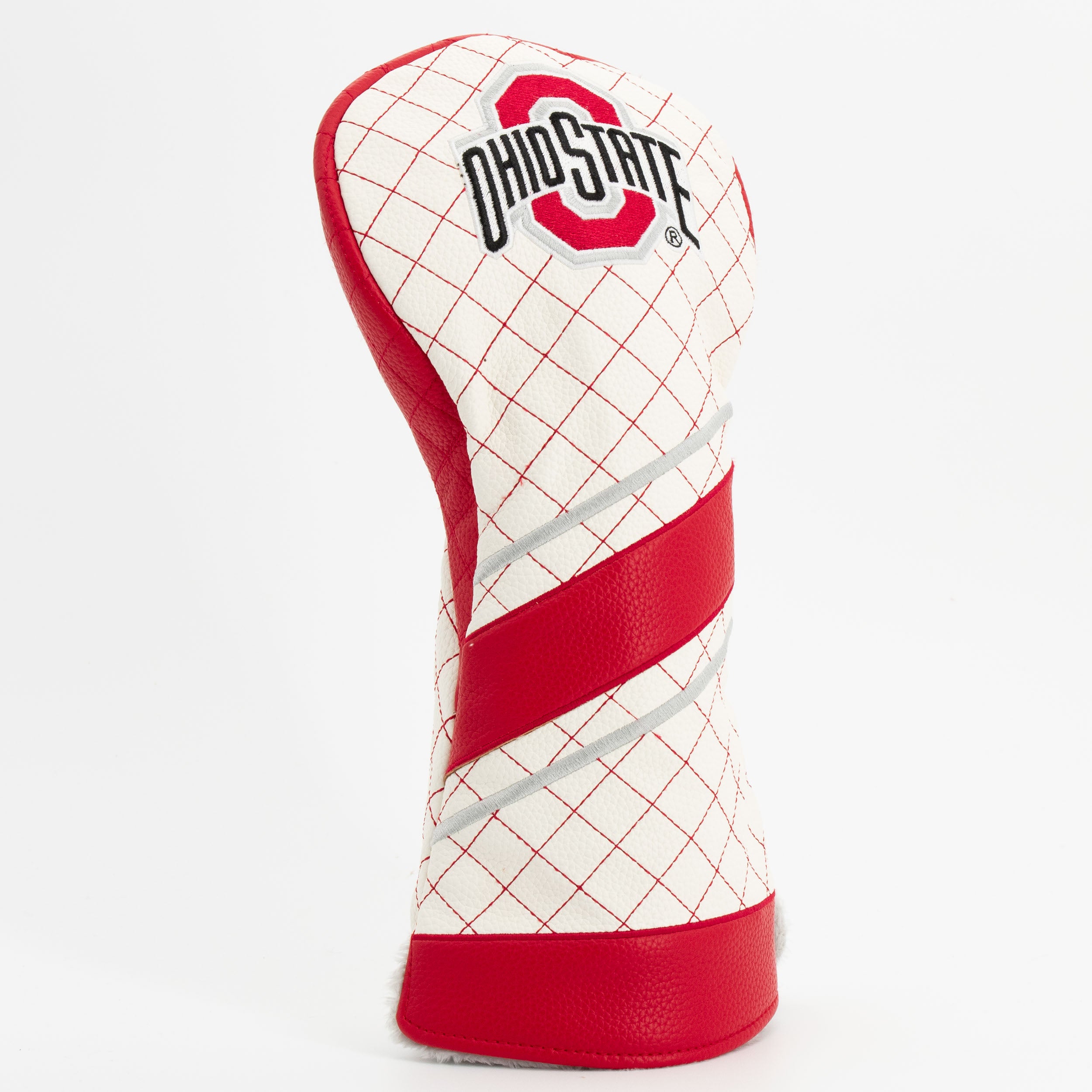 Ohio State Buckeyes Quilted Driver Headcover (STRIPED)