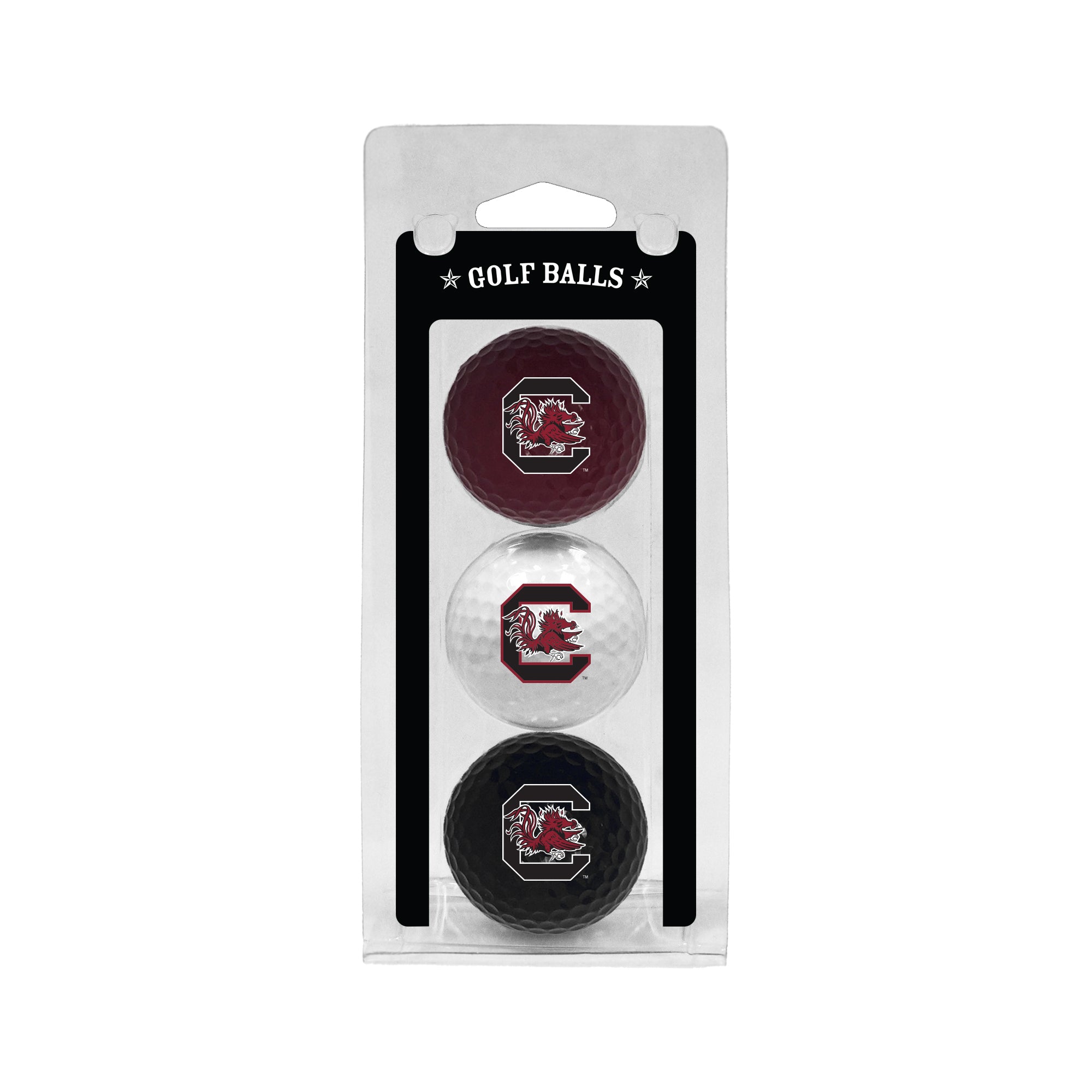 South Carolina Gamecocks Golf Balls 3 Pack