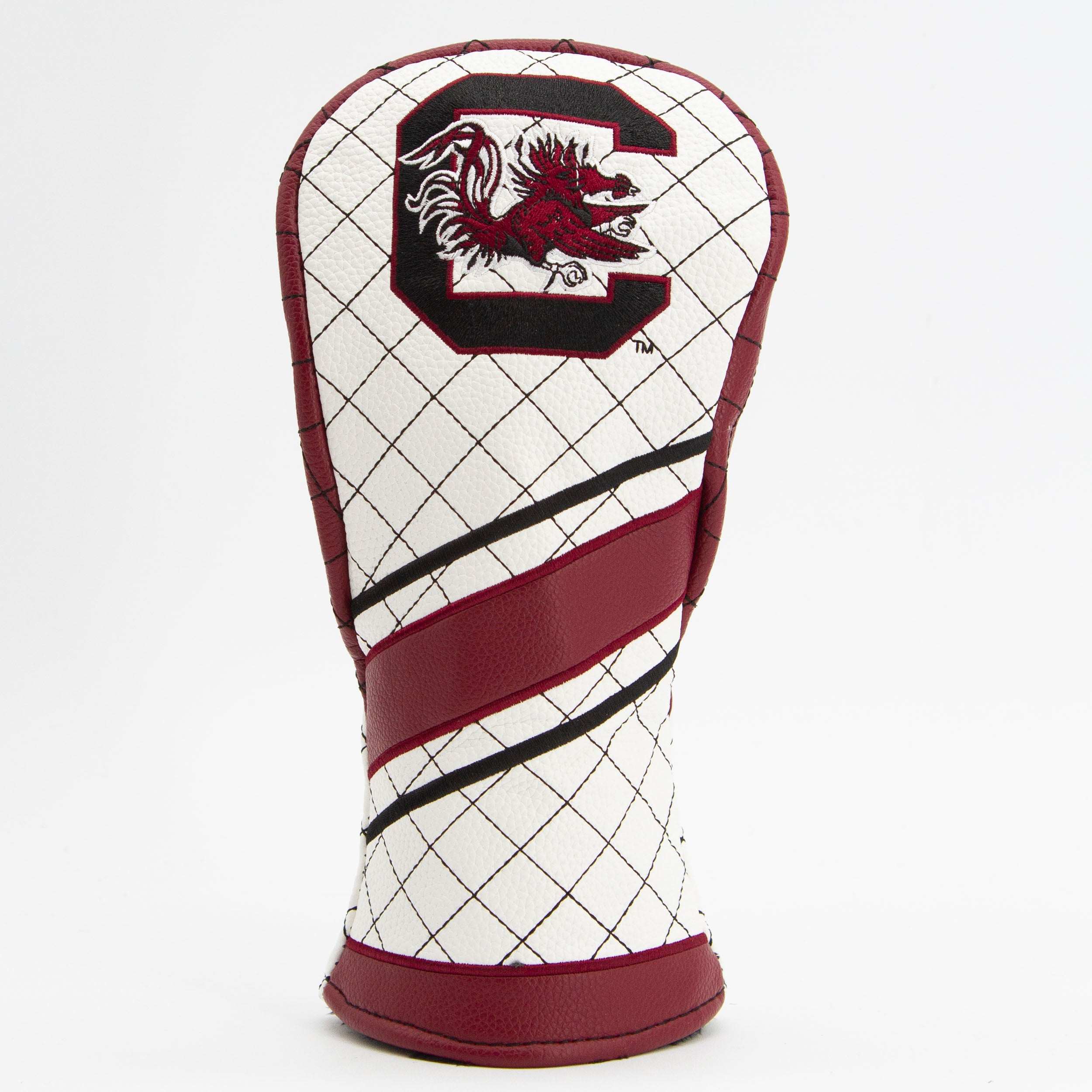 South Carolina Gamecocks Quilted Fairway Headcover (STRIPED)