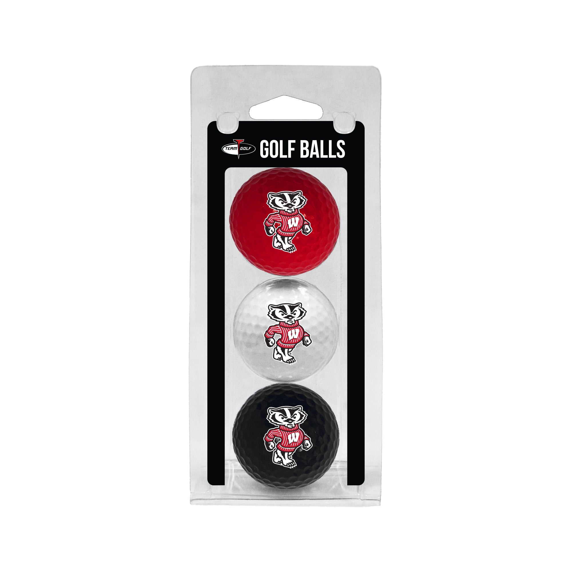 Wisconsin Badgers Golf Balls 3 Pack