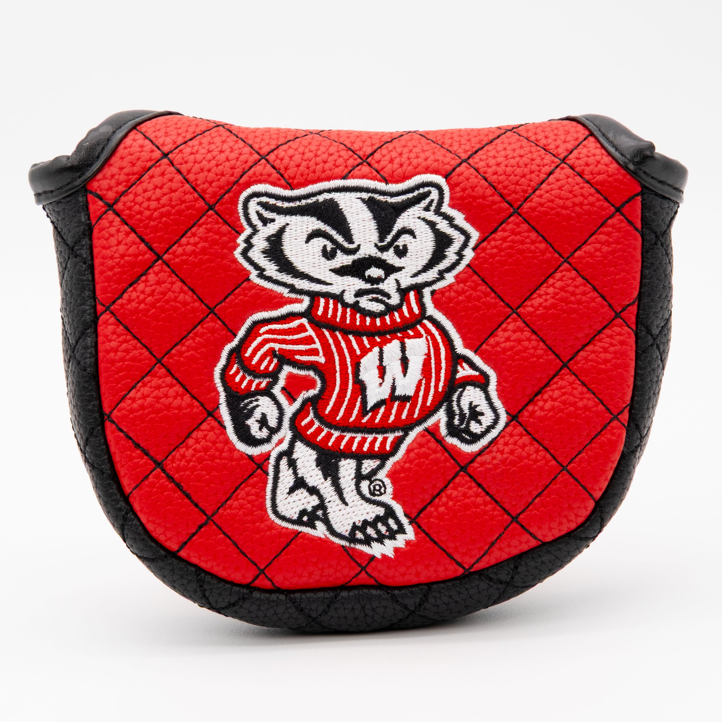 Wisconsin Badgers Quilted Mallet Putter Cover (SOLID)