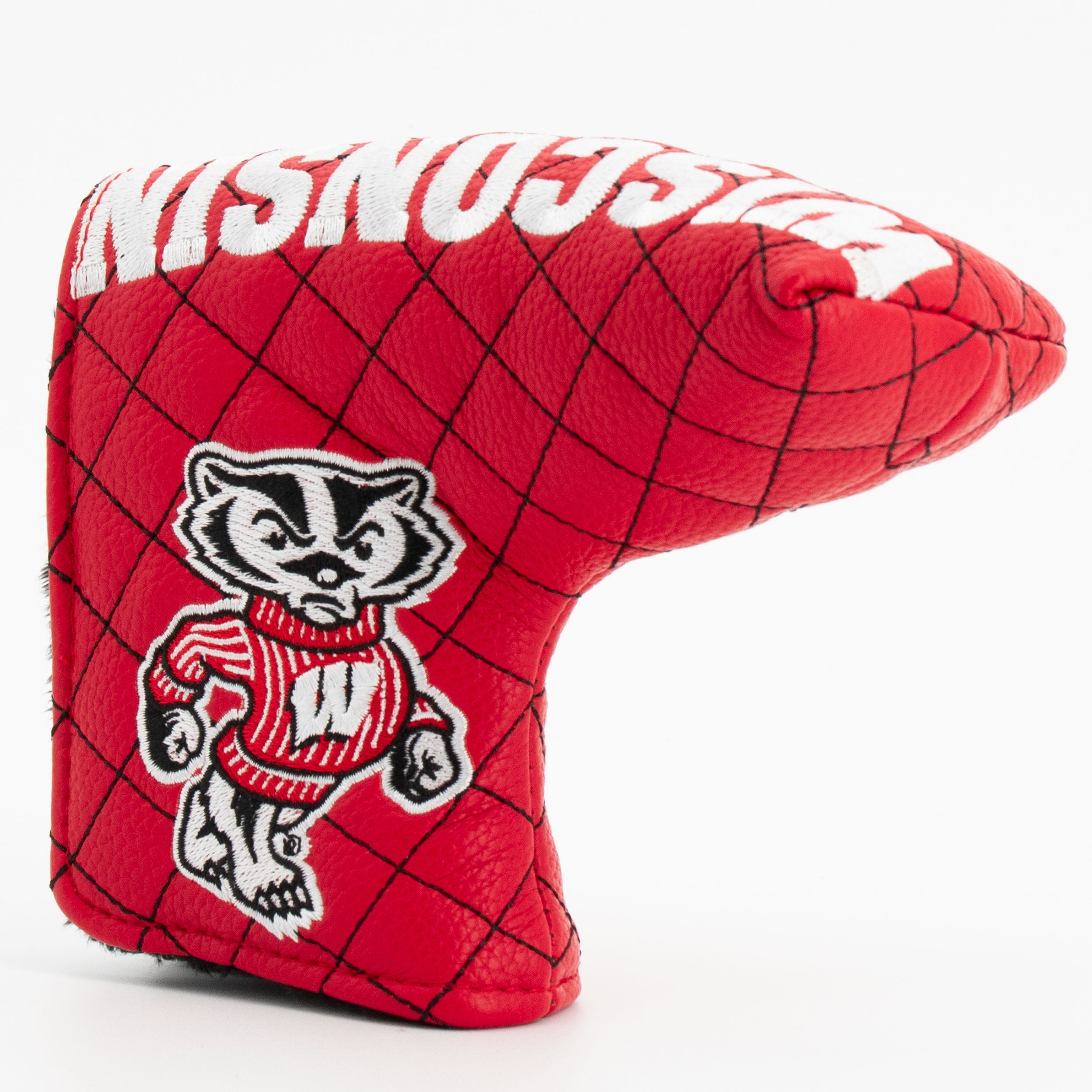 Wisconsin Badgers Quited Blade Putter Cover (SOLID)