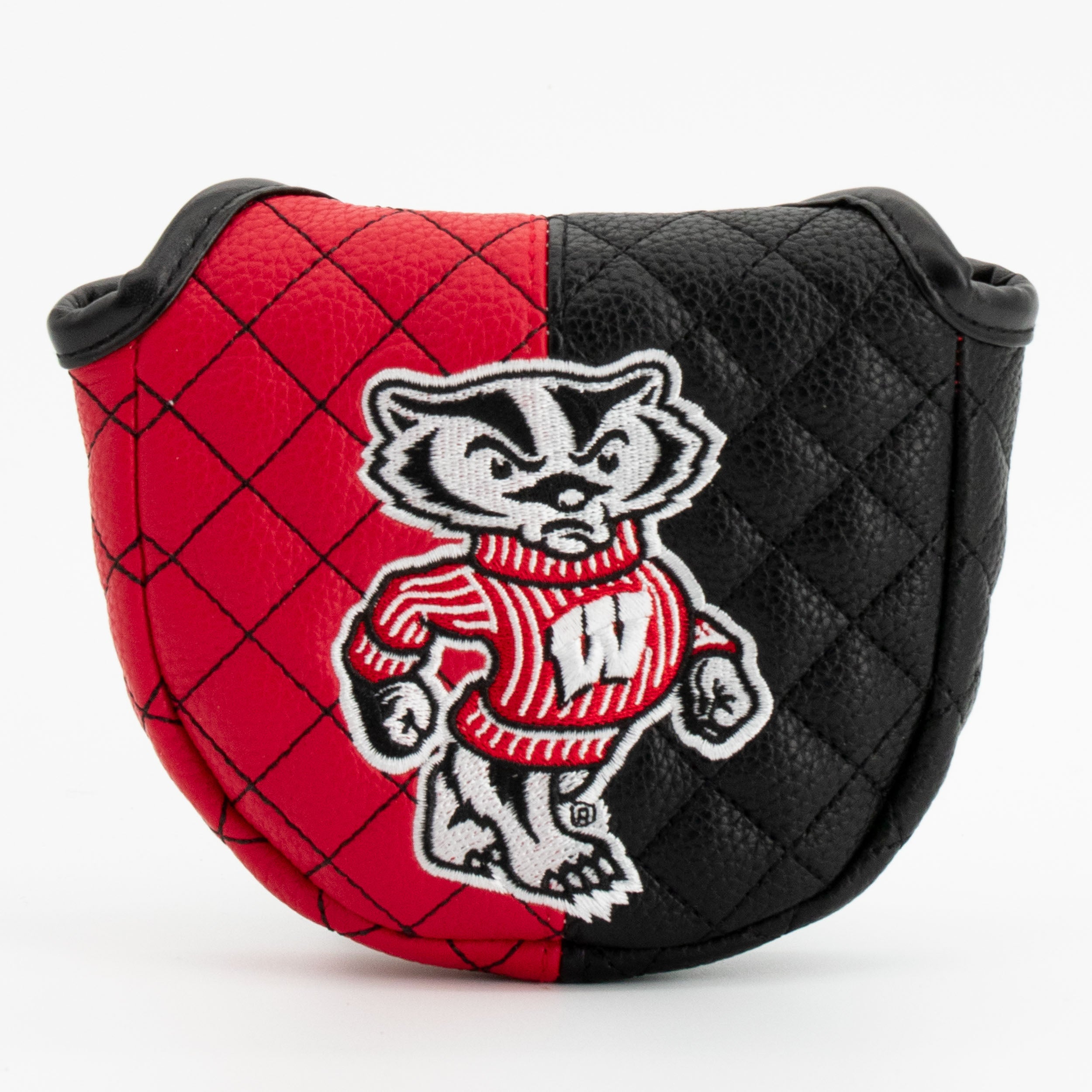 Wisconsin Badgers Quilted Mallet Putter Cover (SPLIT)