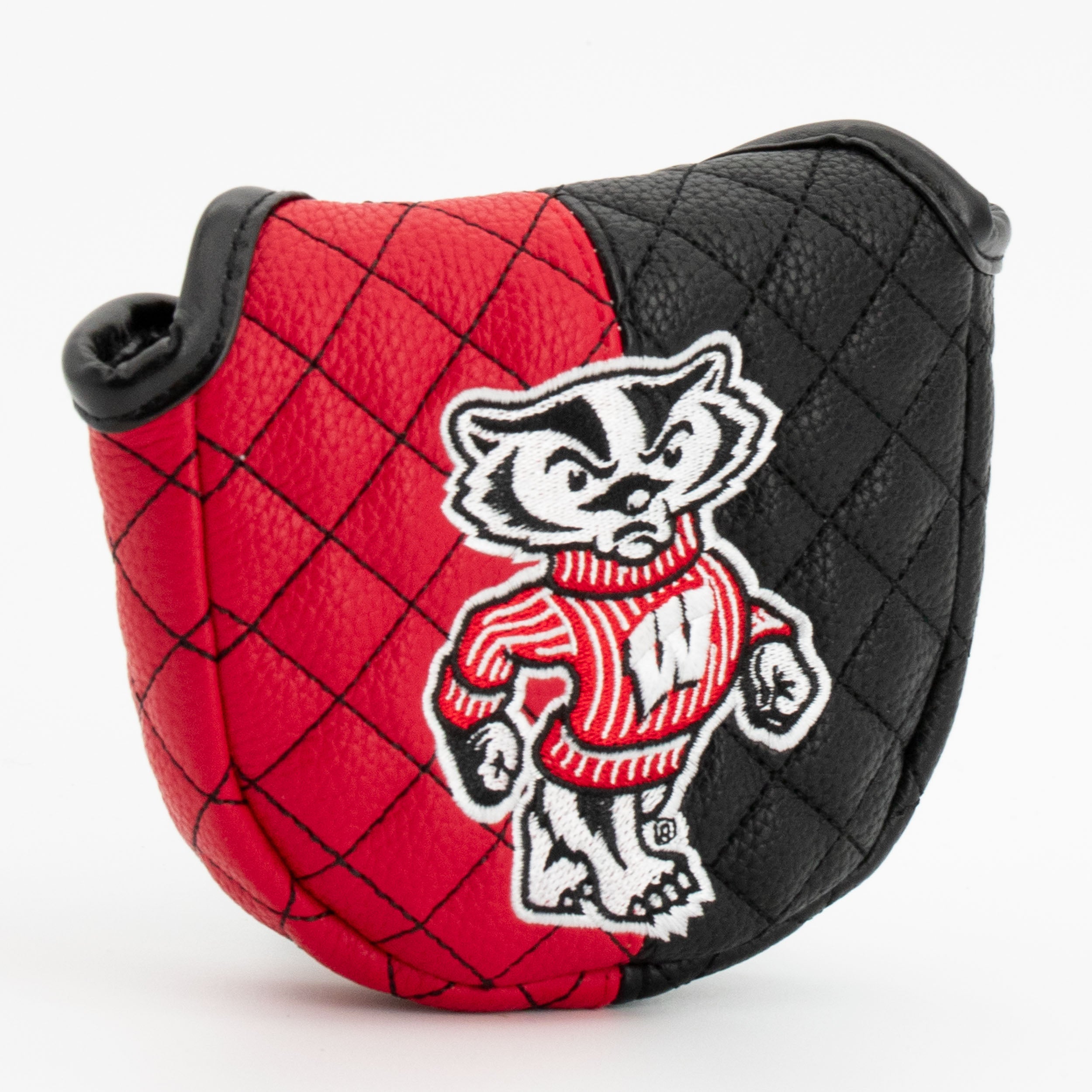 Wisconsin Badgers Quilted Mallet Putter Cover (SPLIT)