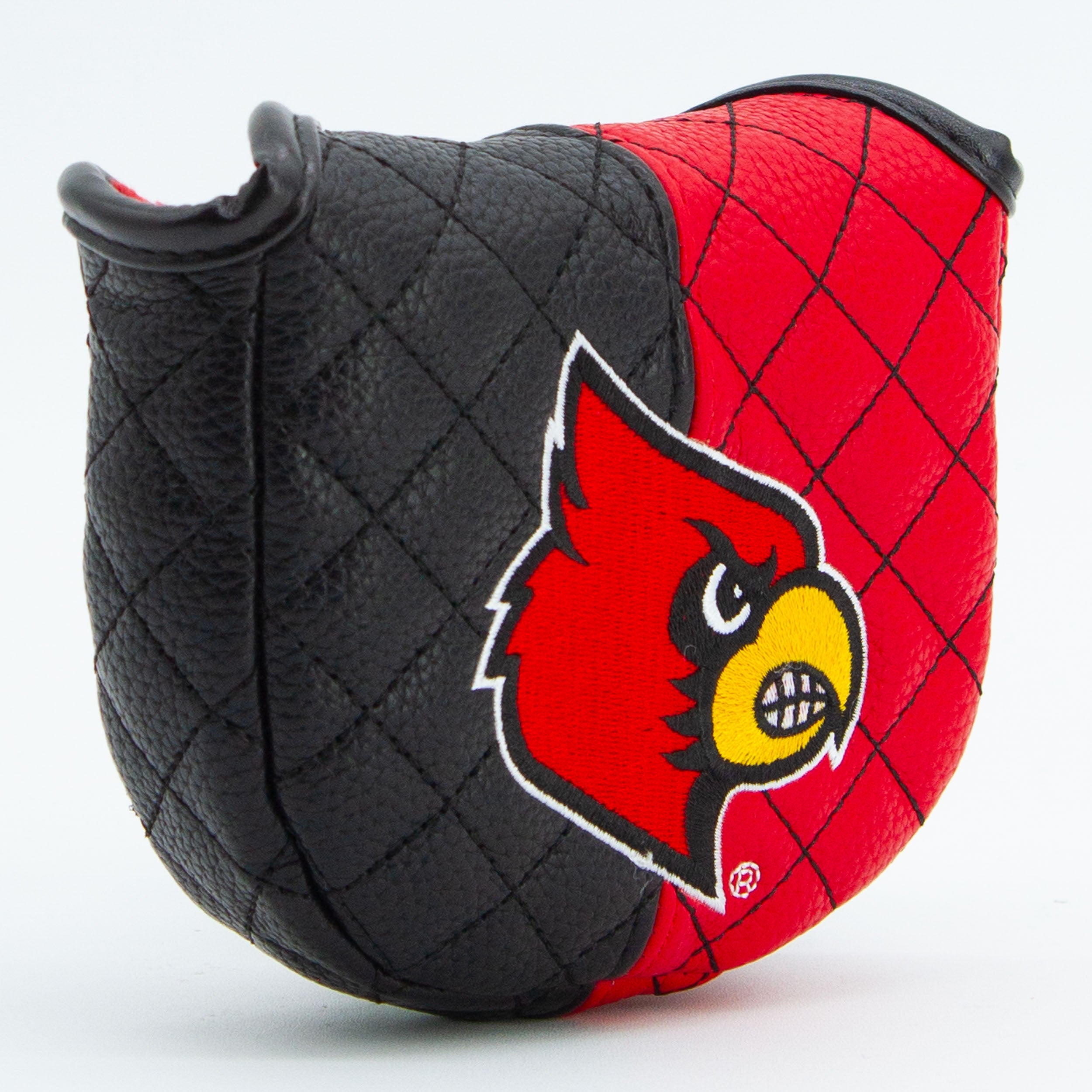 Louisville Cardinals Quilted Mallet Putter Cover (SPLIT)