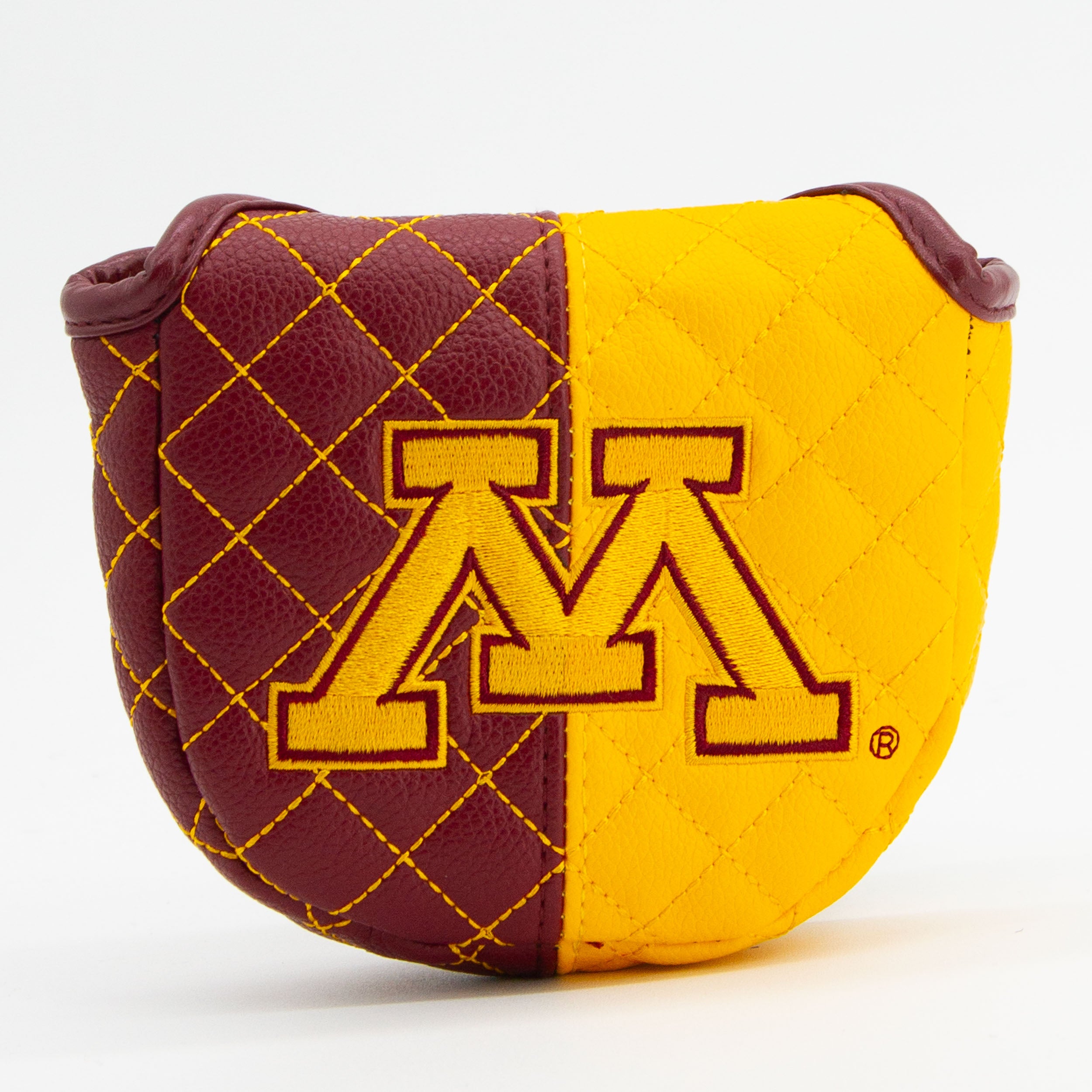 Minnesota Golden Gophers Quilted Mallet Putter Cover (SPLIT)