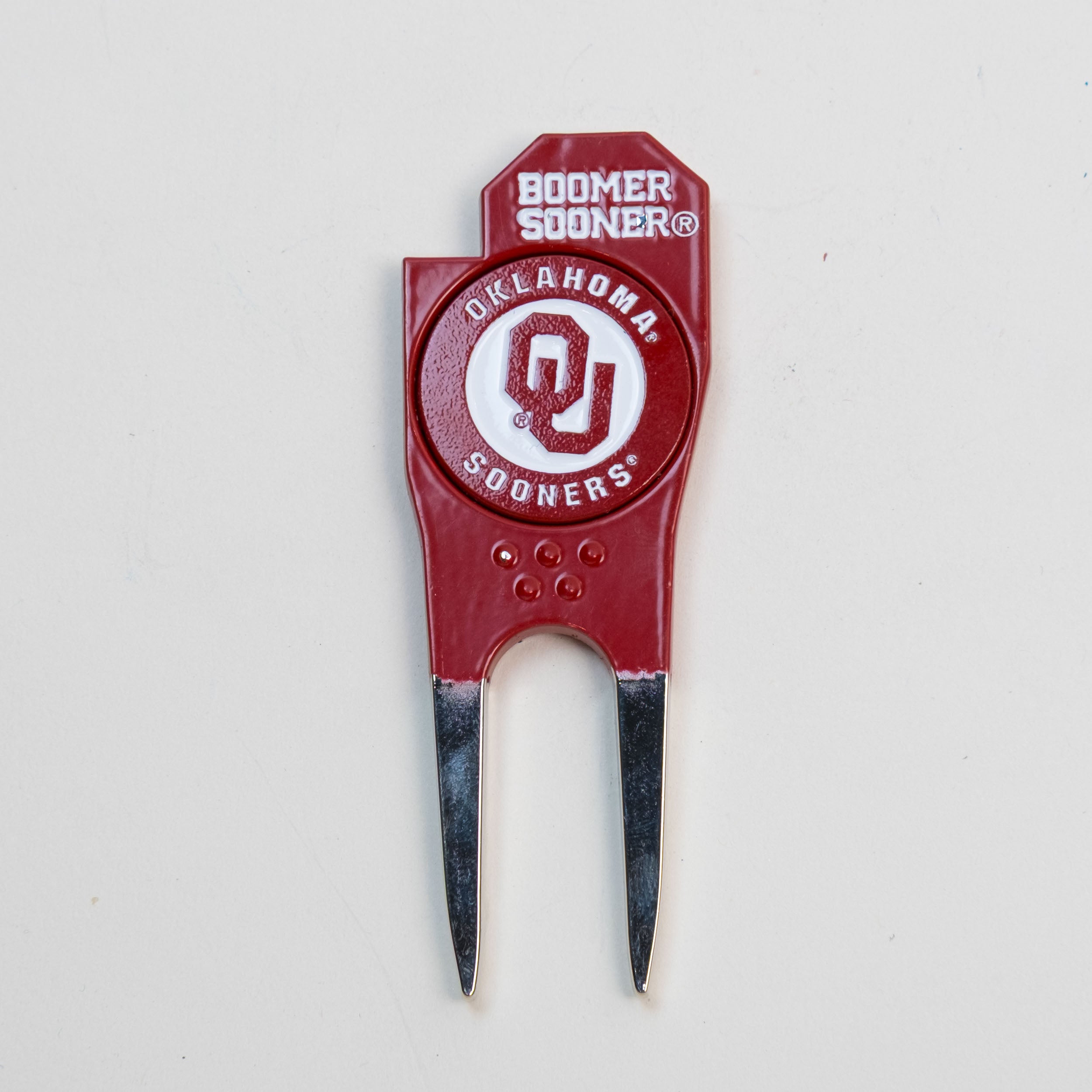 Oklahoma Sooners Custom Shaped Divot Tool