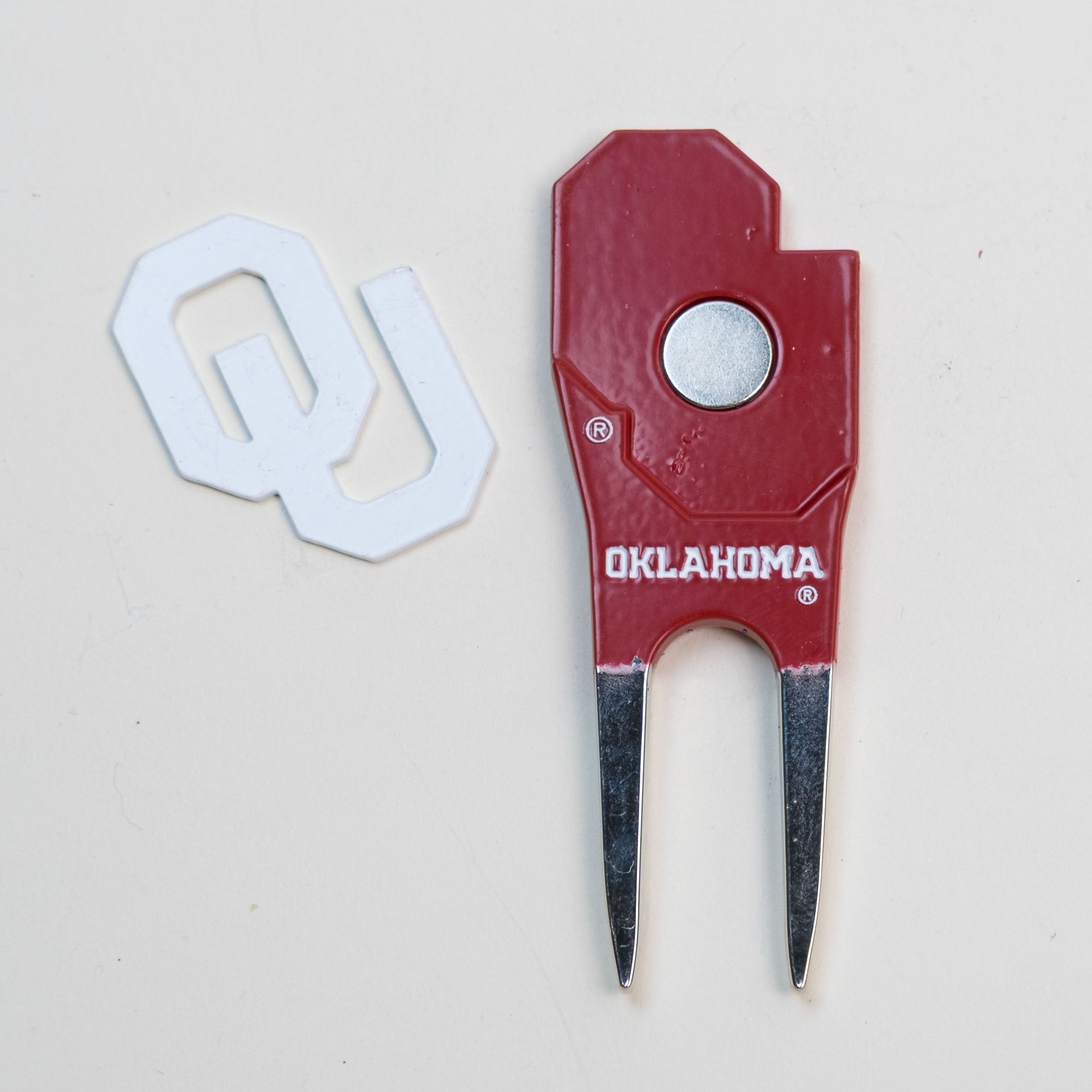 Oklahoma Sooners Custom Shaped Divot Tool