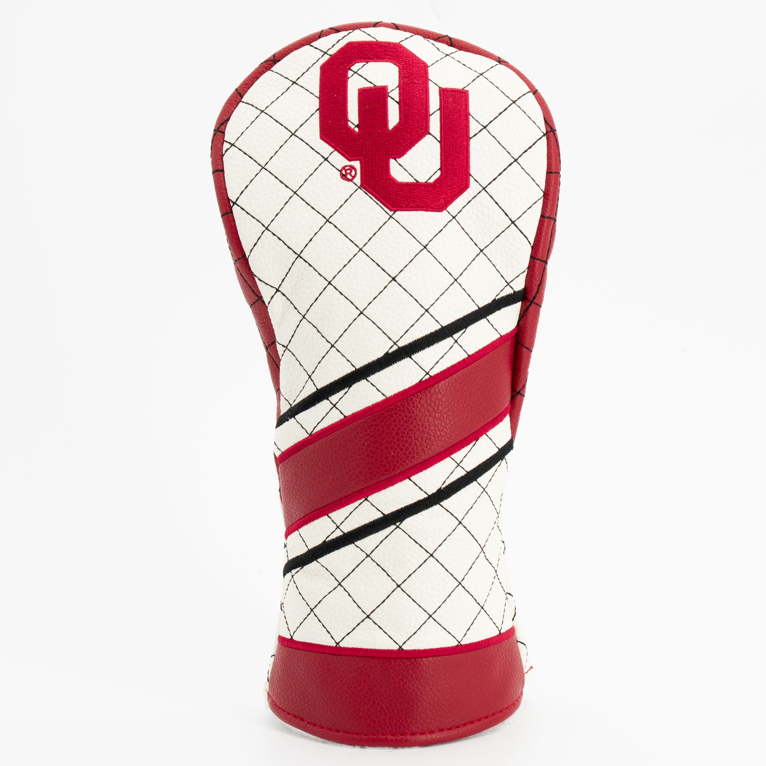 Oklahoma Sooners Quilted Fairway Headcover (STRIPED)