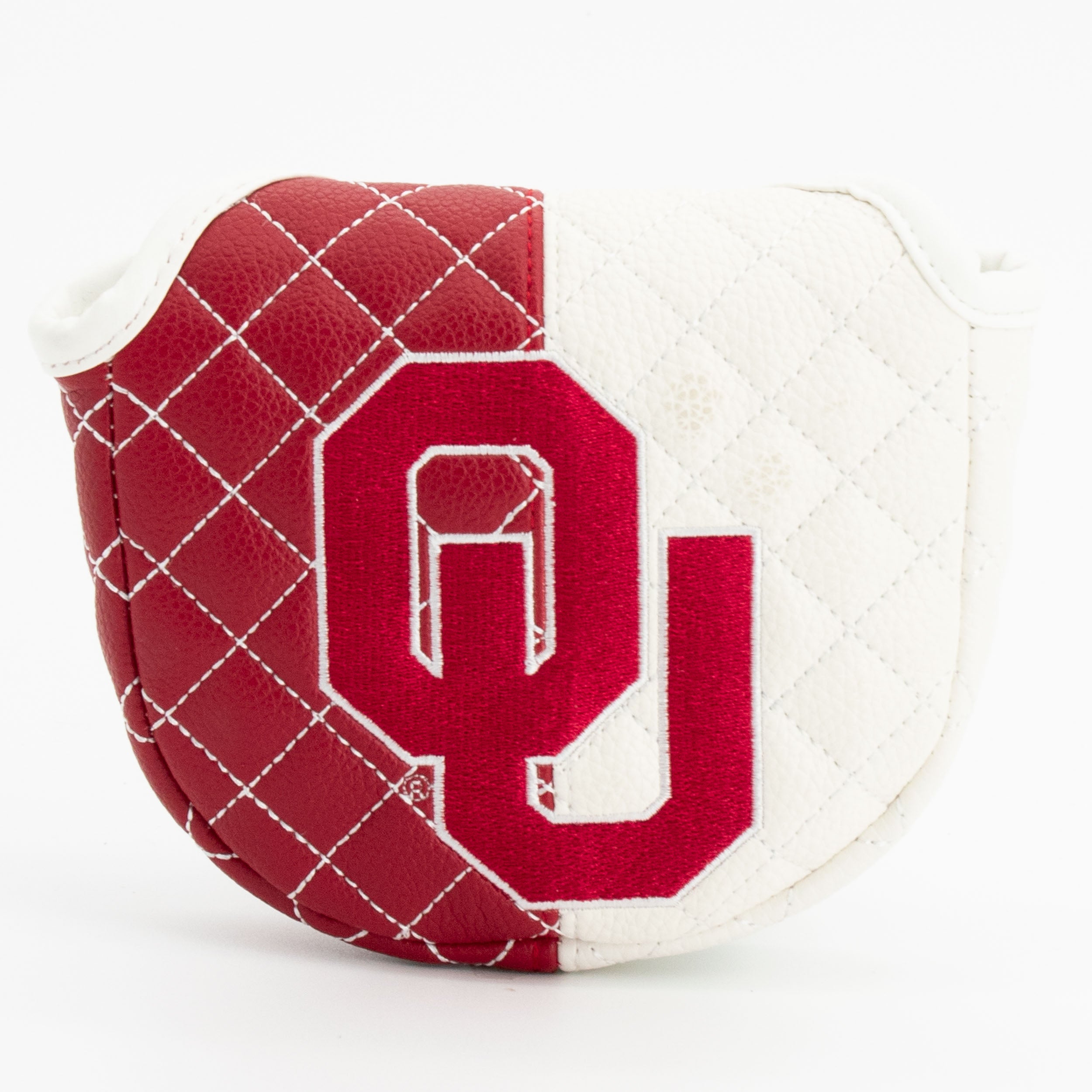 Oklahoma Sooners Quilted Mallet Putter Cover (SPLIT)