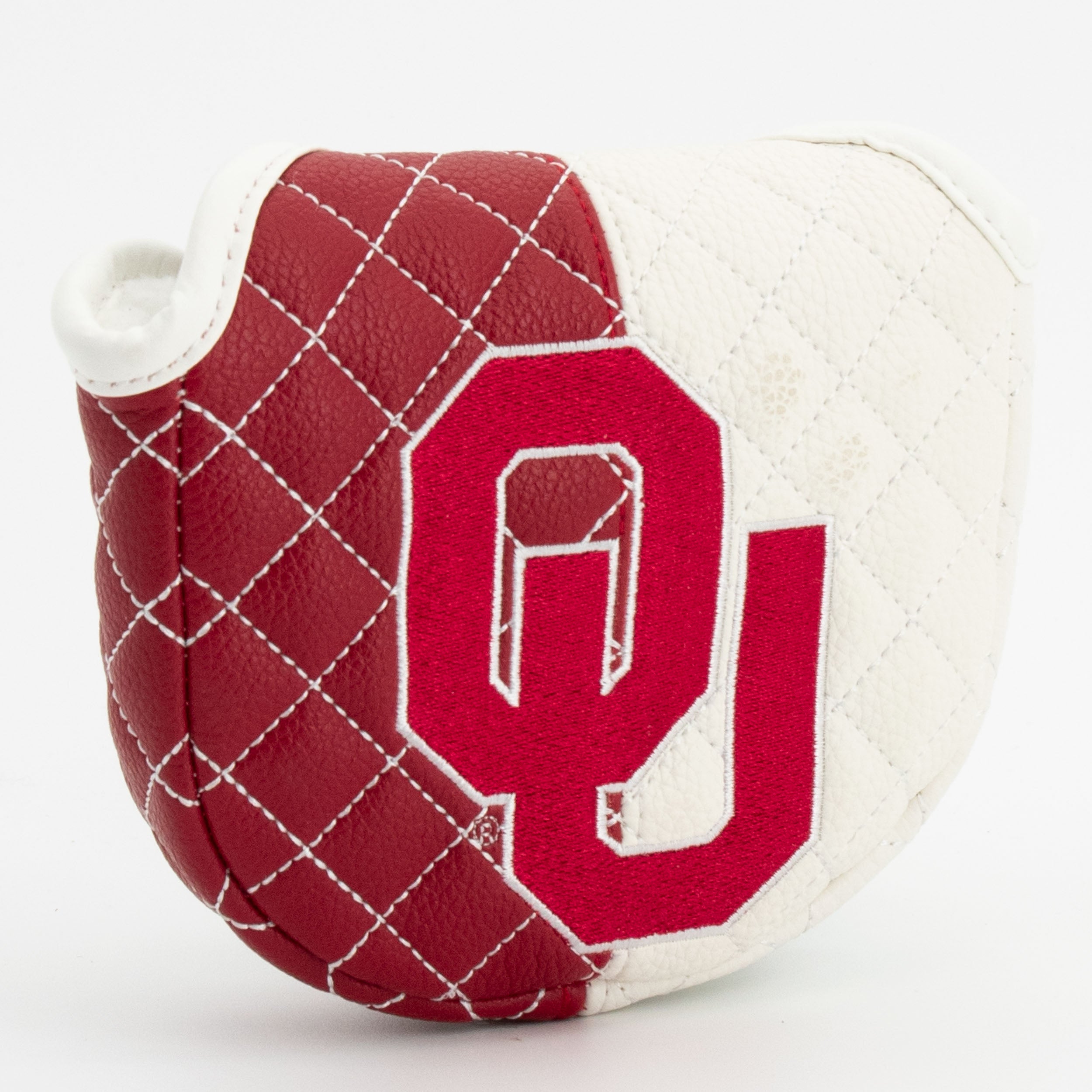Oklahoma Sooners Quilted Mallet Putter Cover (SPLIT)