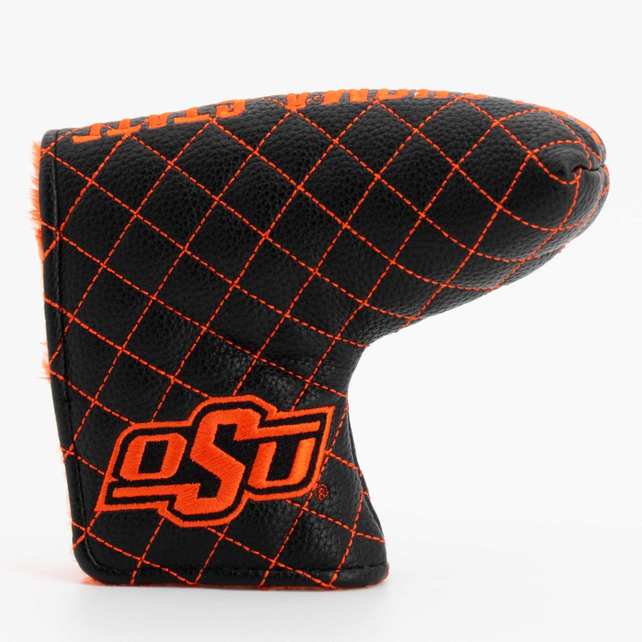 Oklahoma State Cowboys Quited Blade Putter Cover (SOLID)