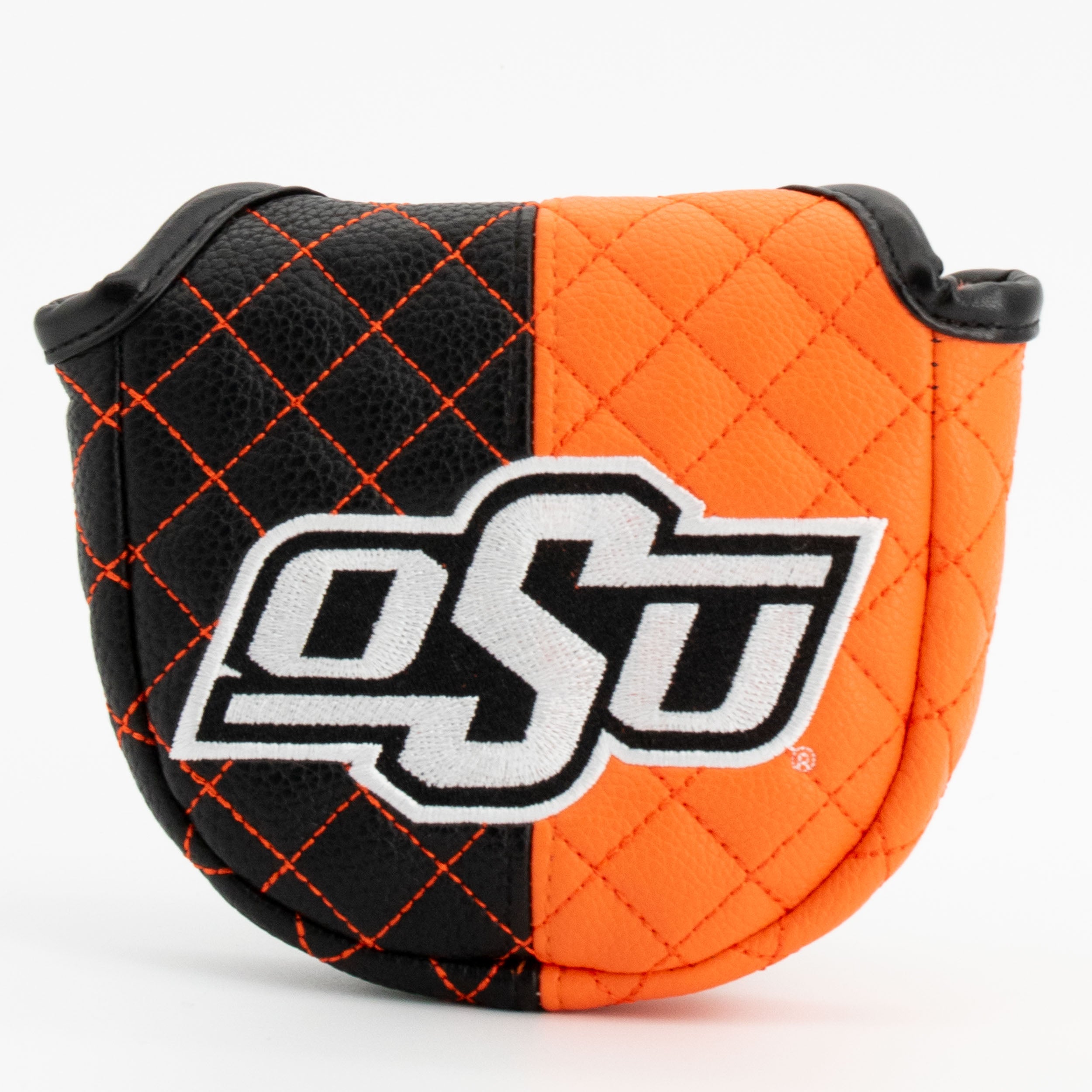 Oklahoma State Cowboys Quilted Mallet Putter Cover (SPLIT)