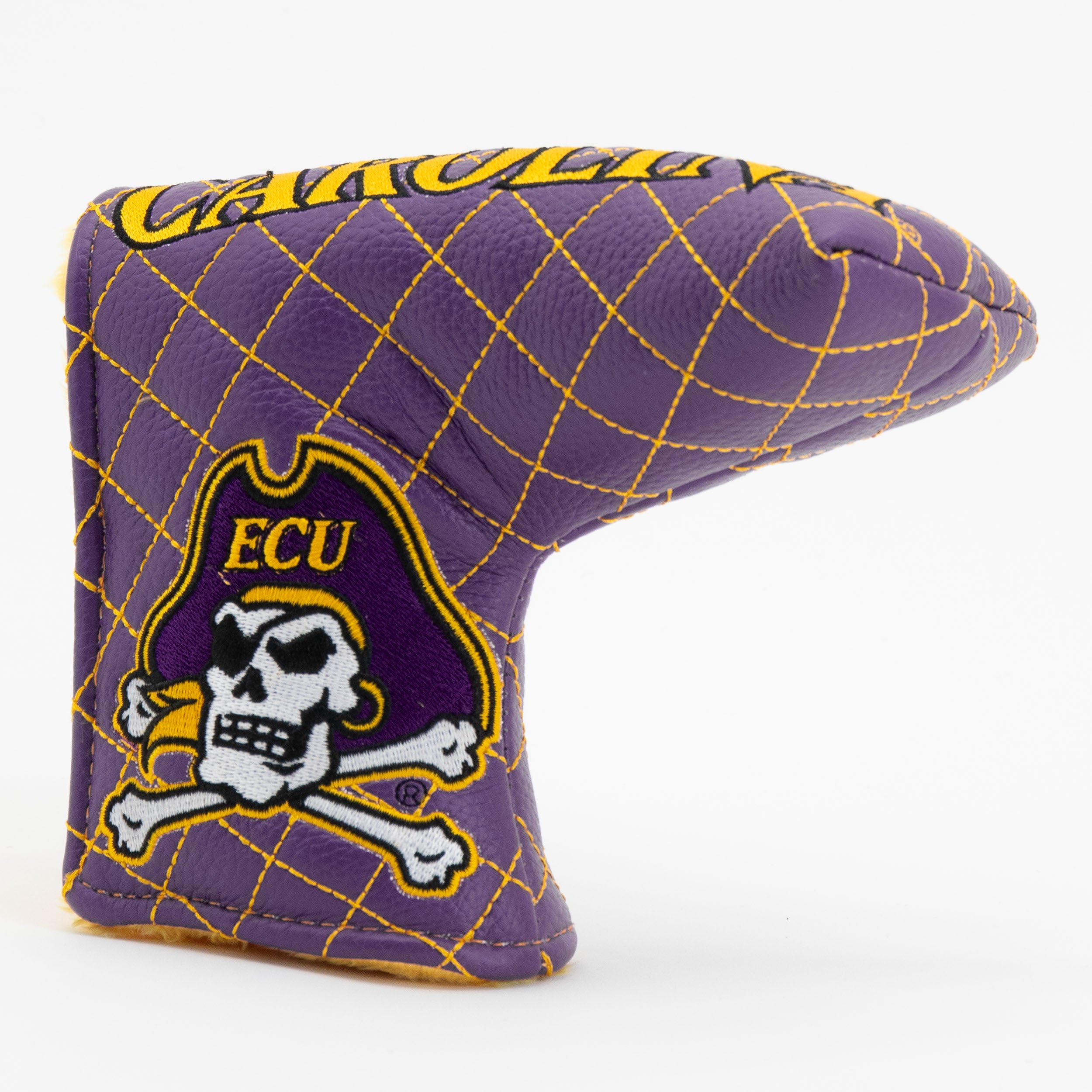 ECU Pirates Quited Blade Putter Cover (SOLID)