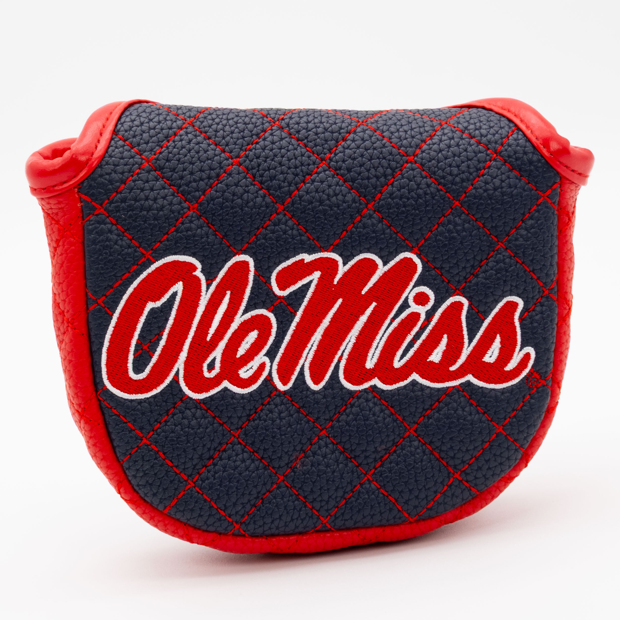 Ole Miss Rebels Quilted Mallet Putter Cover (SOLID)