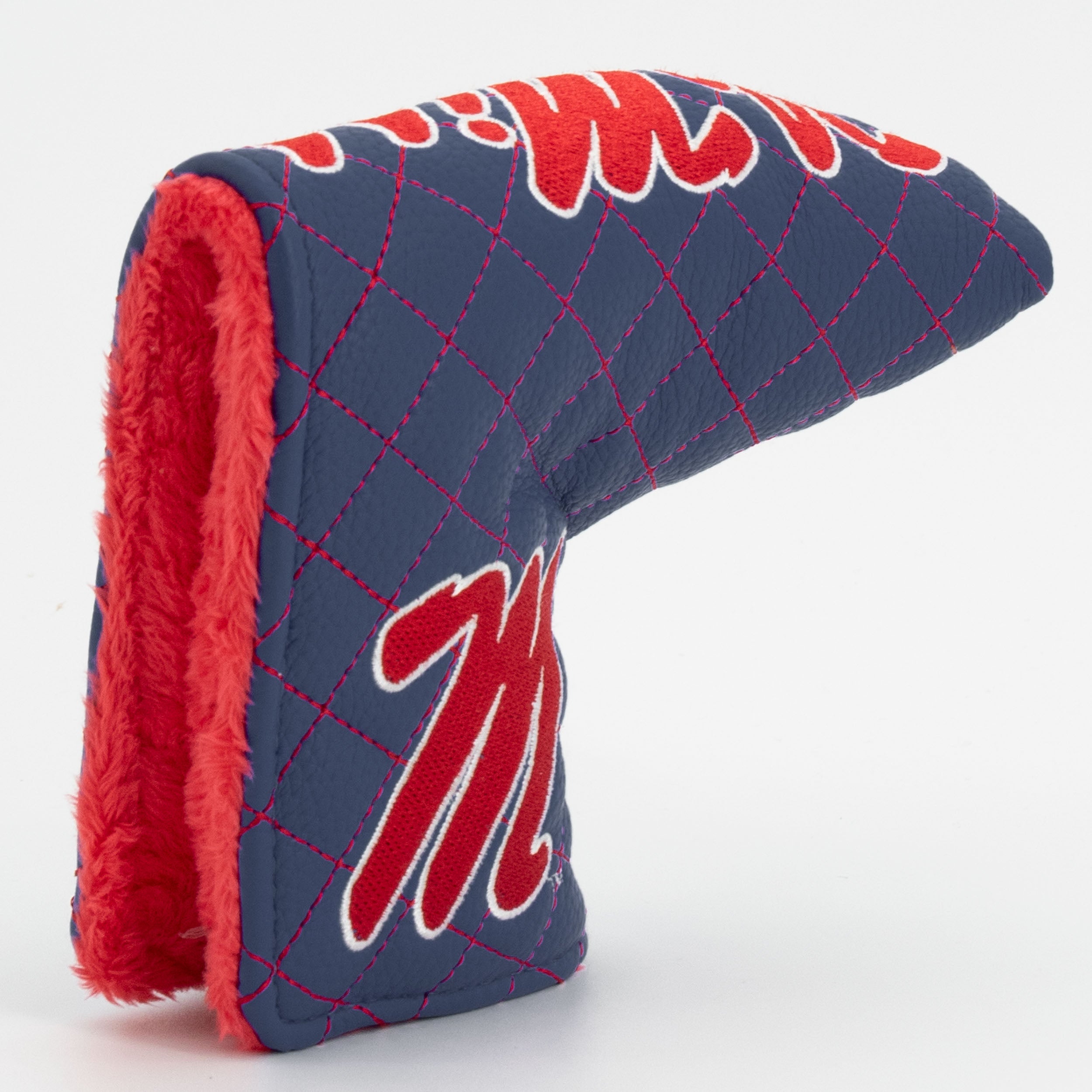 Ole Miss Rebels Quited Blade Putter Cover (SOLID)