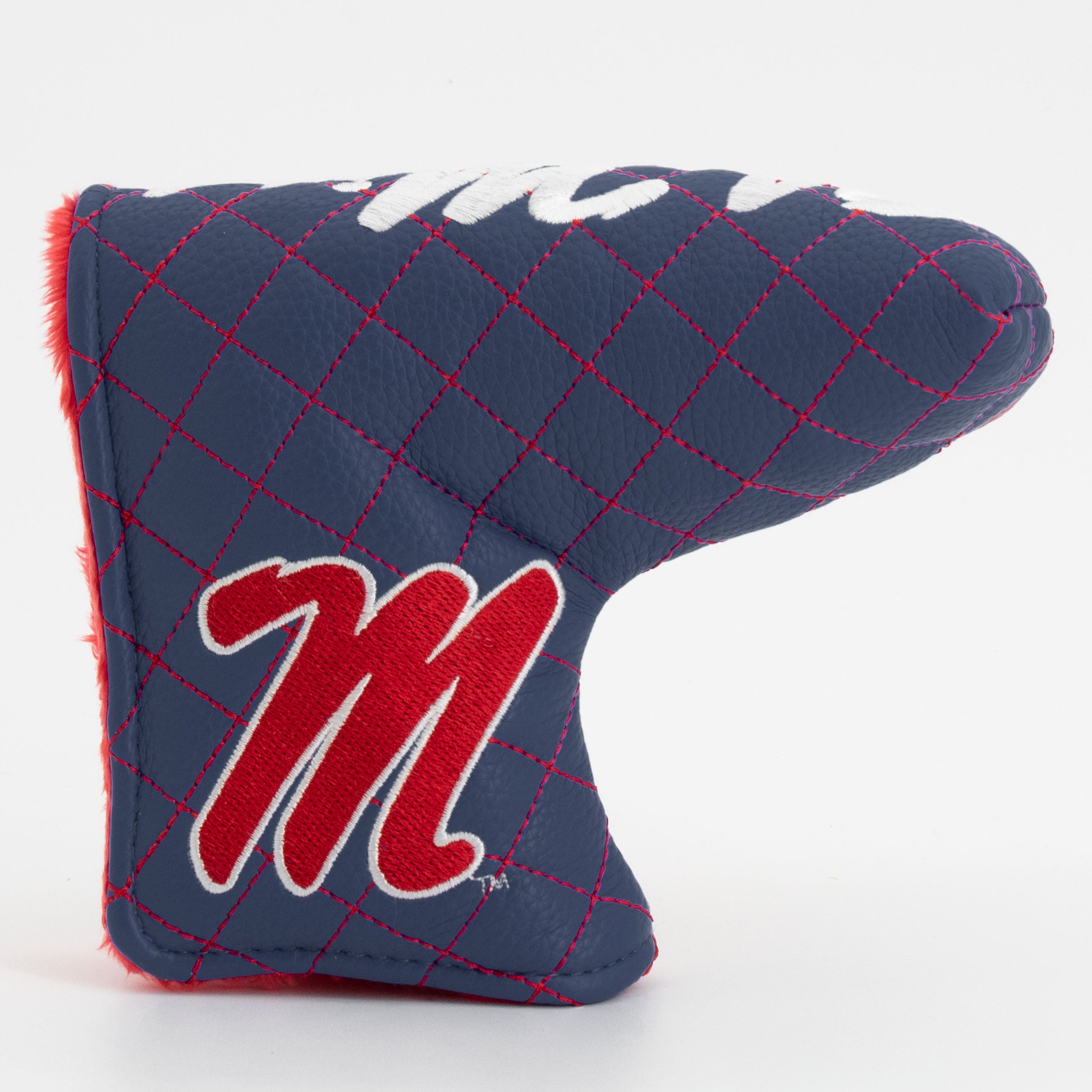 Ole Miss Rebels Quited Blade Putter Cover (SPLIT)