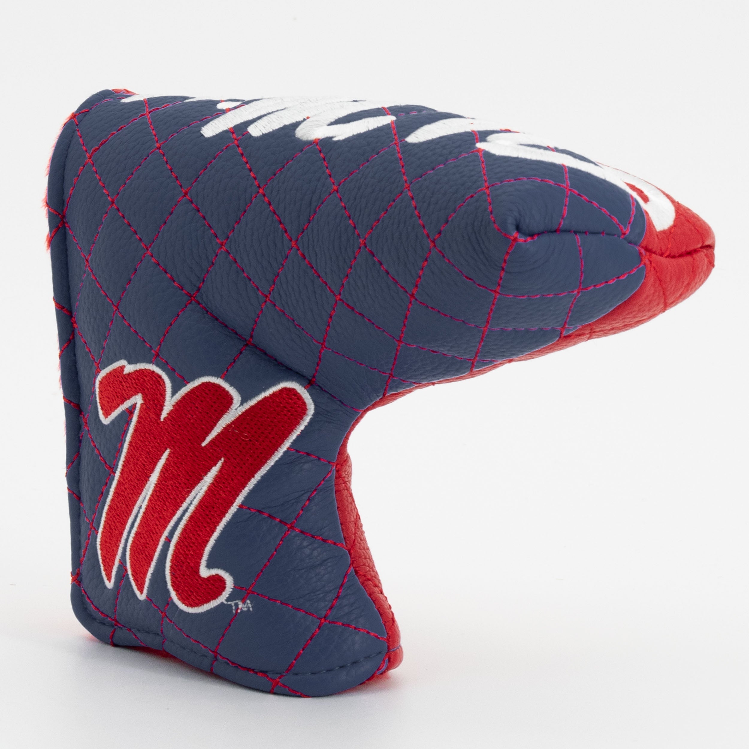 Ole Miss Rebels Quited Blade Putter Cover (SPLIT)