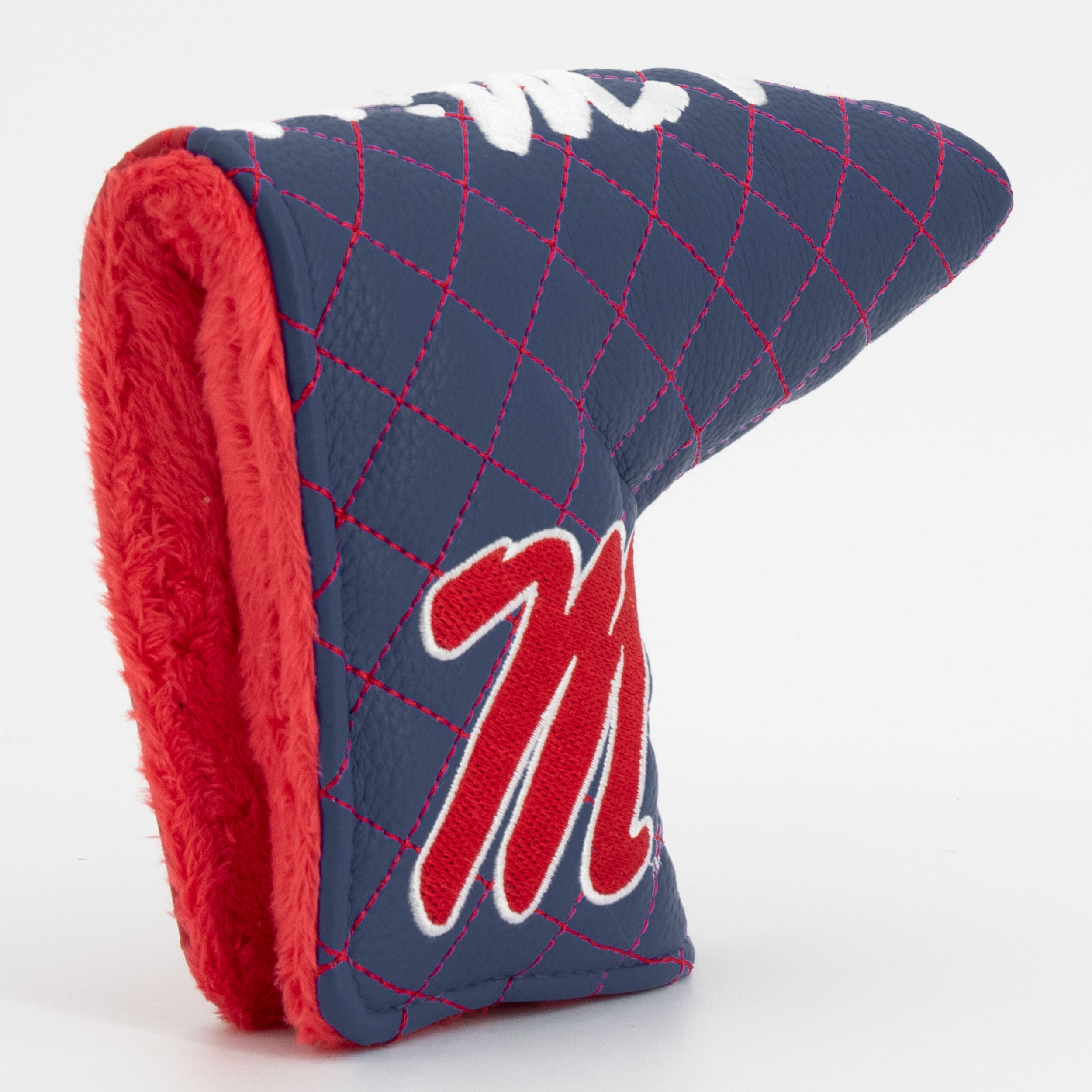 Ole Miss Rebels Quited Blade Putter Cover (SPLIT)