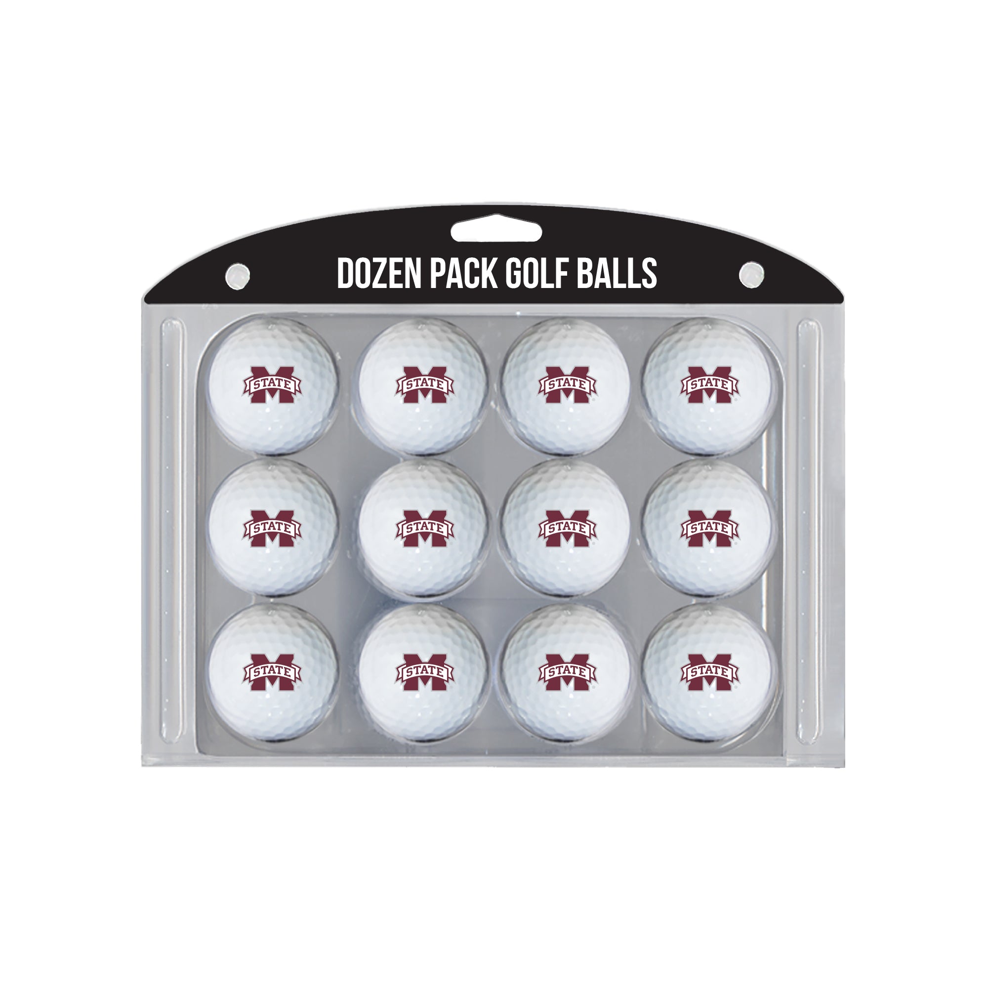 Mississippi State Bulldogs Golf Balls Dozen Pack