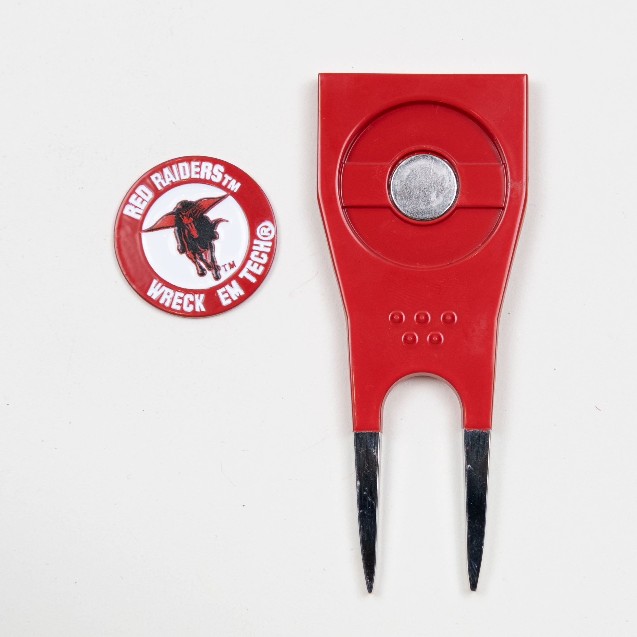 Texas Tech Red Raiders Custom Shaped Divot Tool