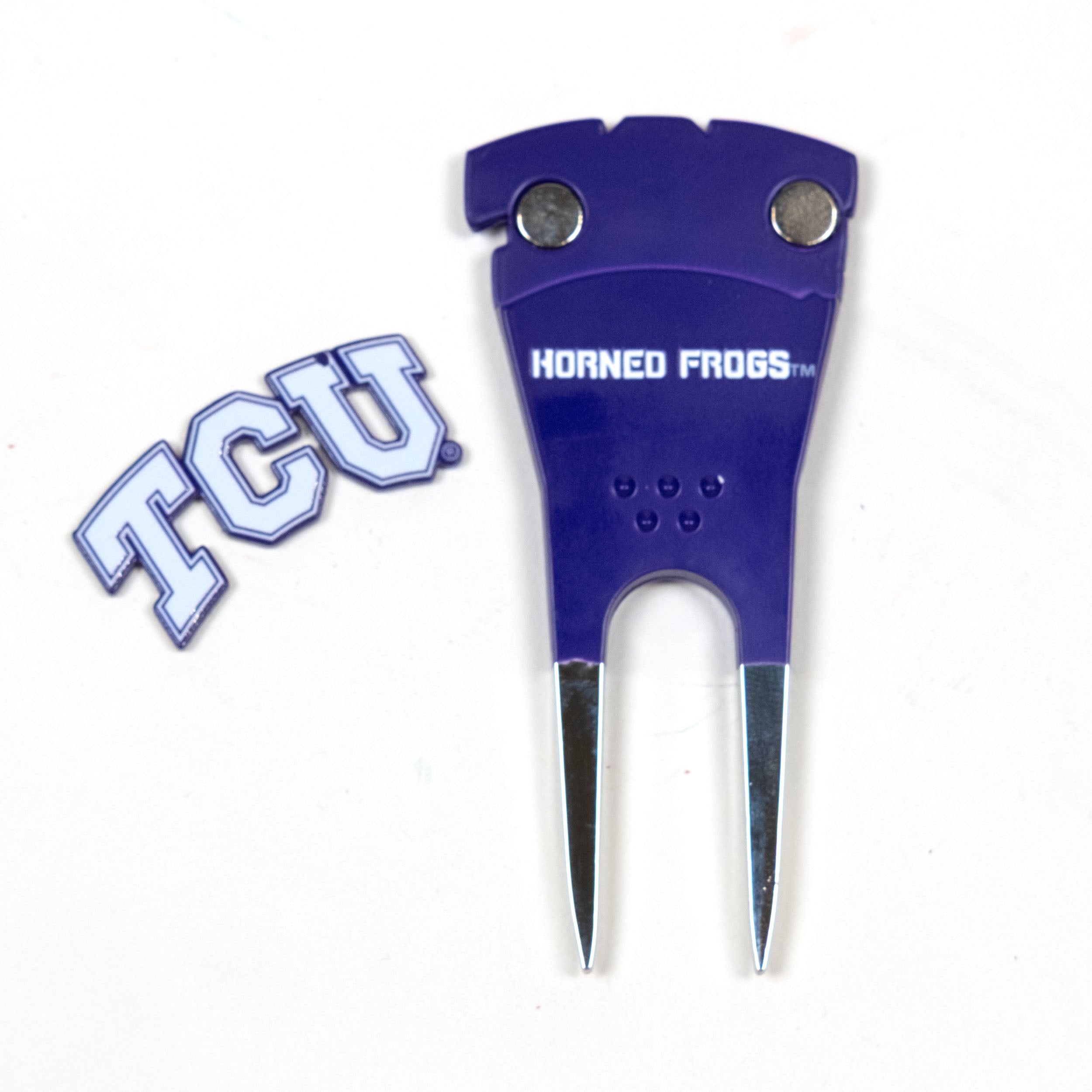 TCU Horned Frogs Custom Shaped Divot Tool