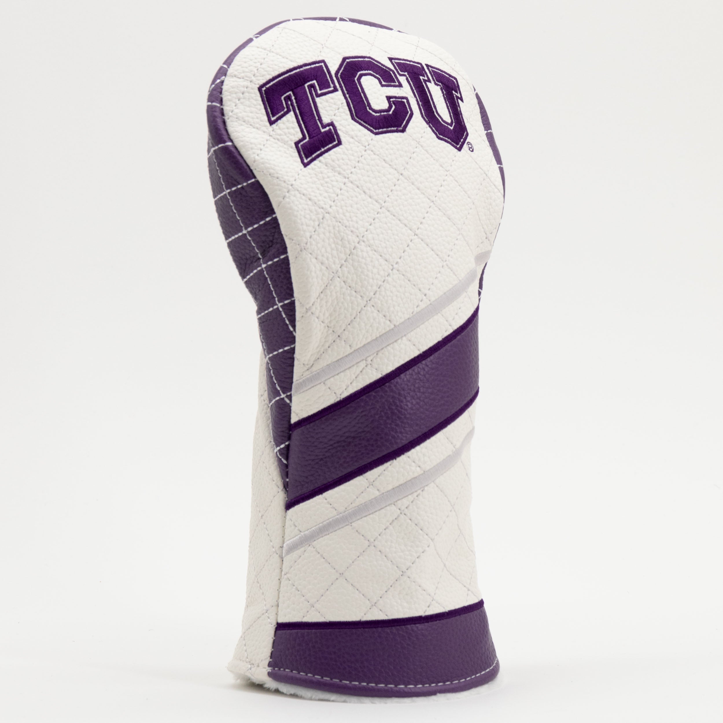 TCU Horned Frogs Quilted Fairway Headcover (STRIPED)