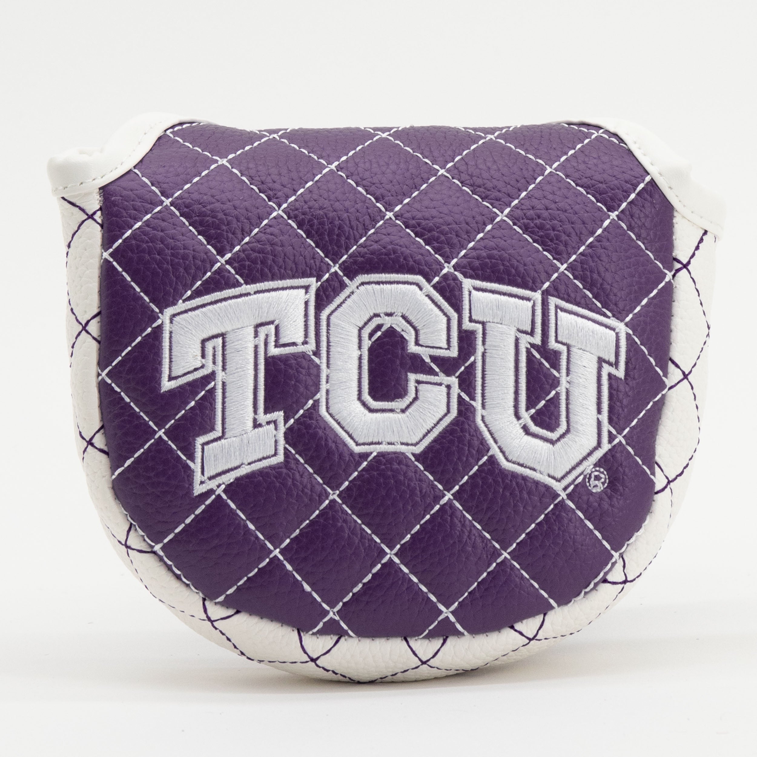 TCU Horned Frogs Quilted Mallet Putter Cover (SOLID)