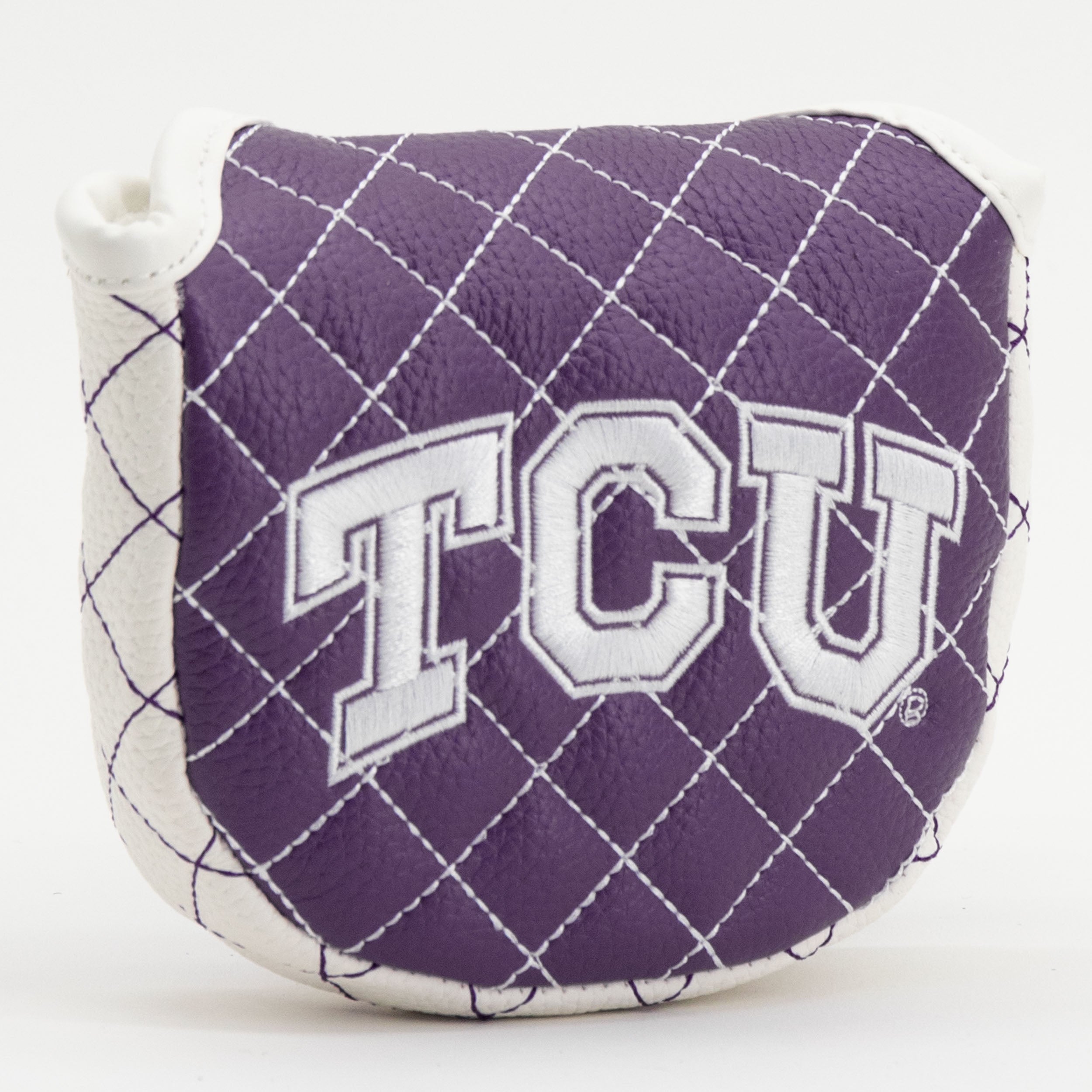 TCU Horned Frogs Quilted Mallet Putter Cover (SOLID)