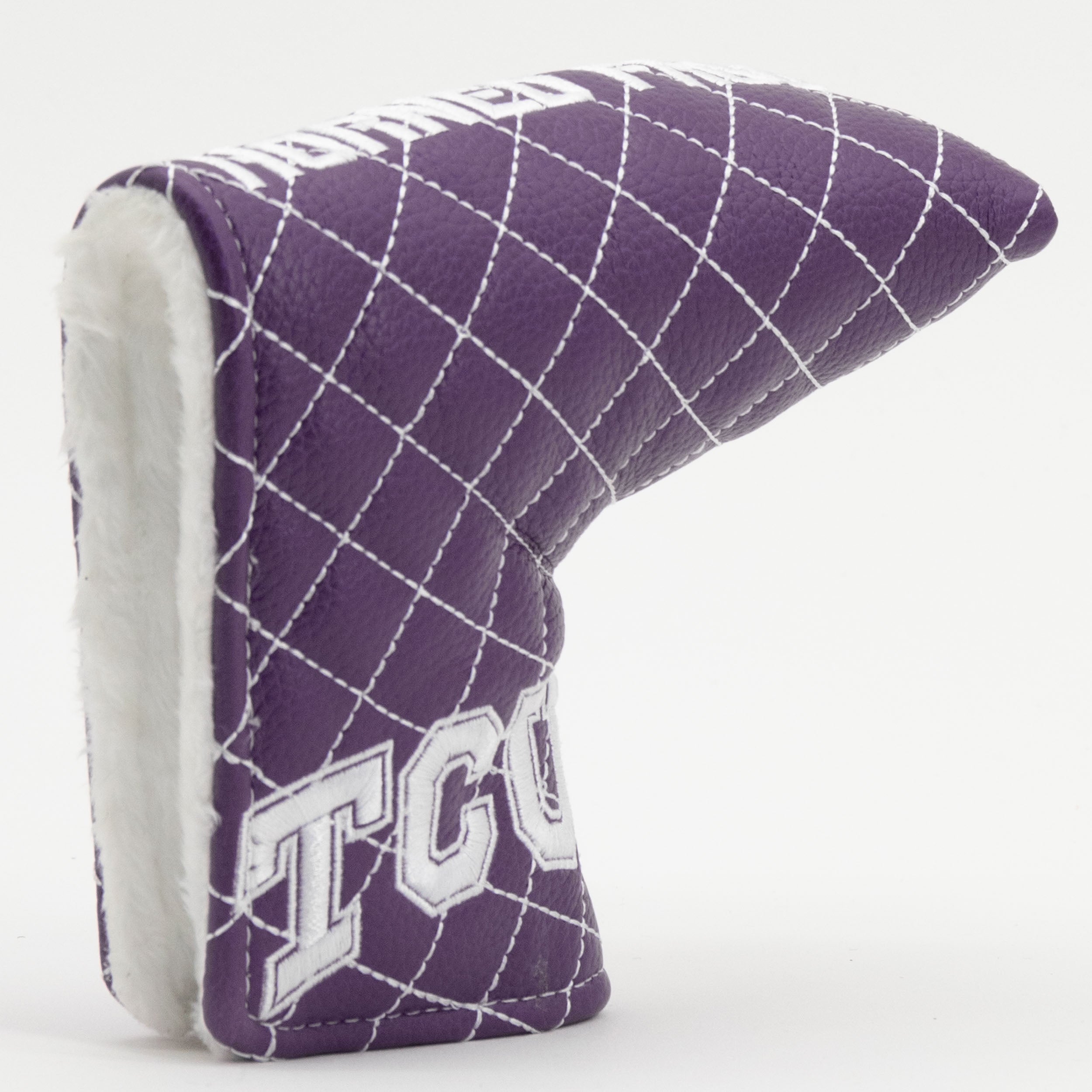 TCU Horned Frogs Quited Blade Putter Cover (SOLID)