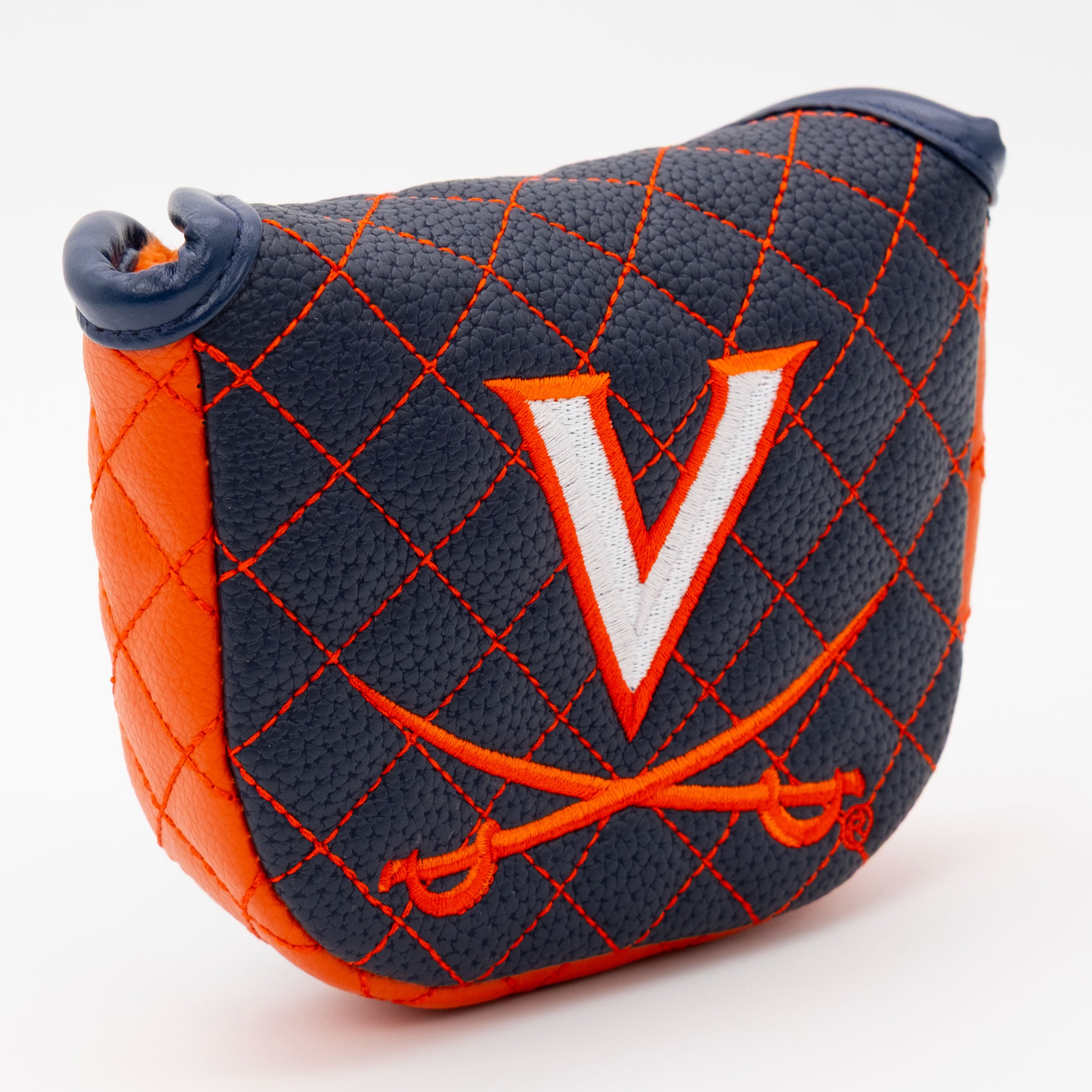 Virginia Cavaliers Quilted Mallet Putter Cover (SOLID)