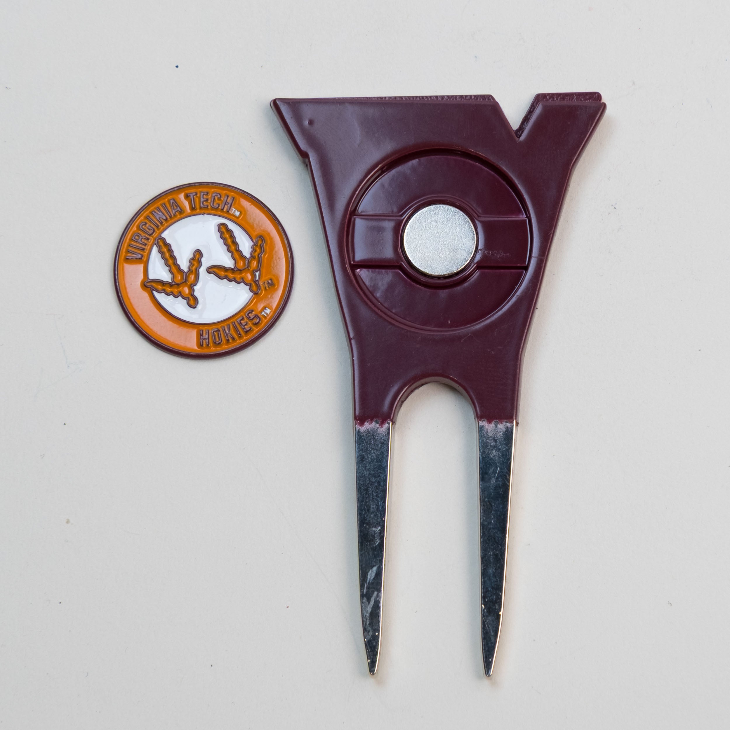 Virginia Tech Hokies Custom Shaped Divot Tool