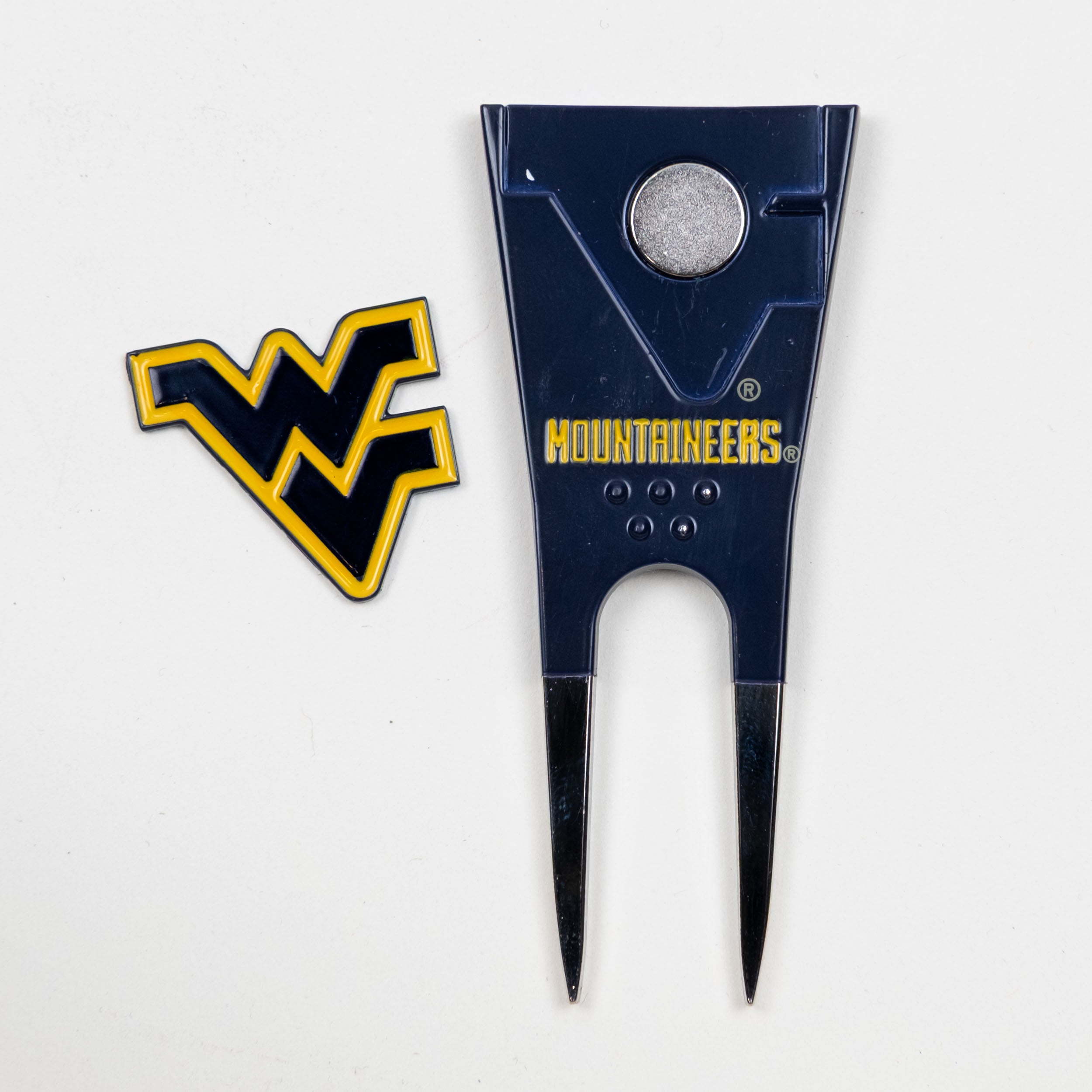 West Virginia Mountaineers Custom Shaped Divot Tool