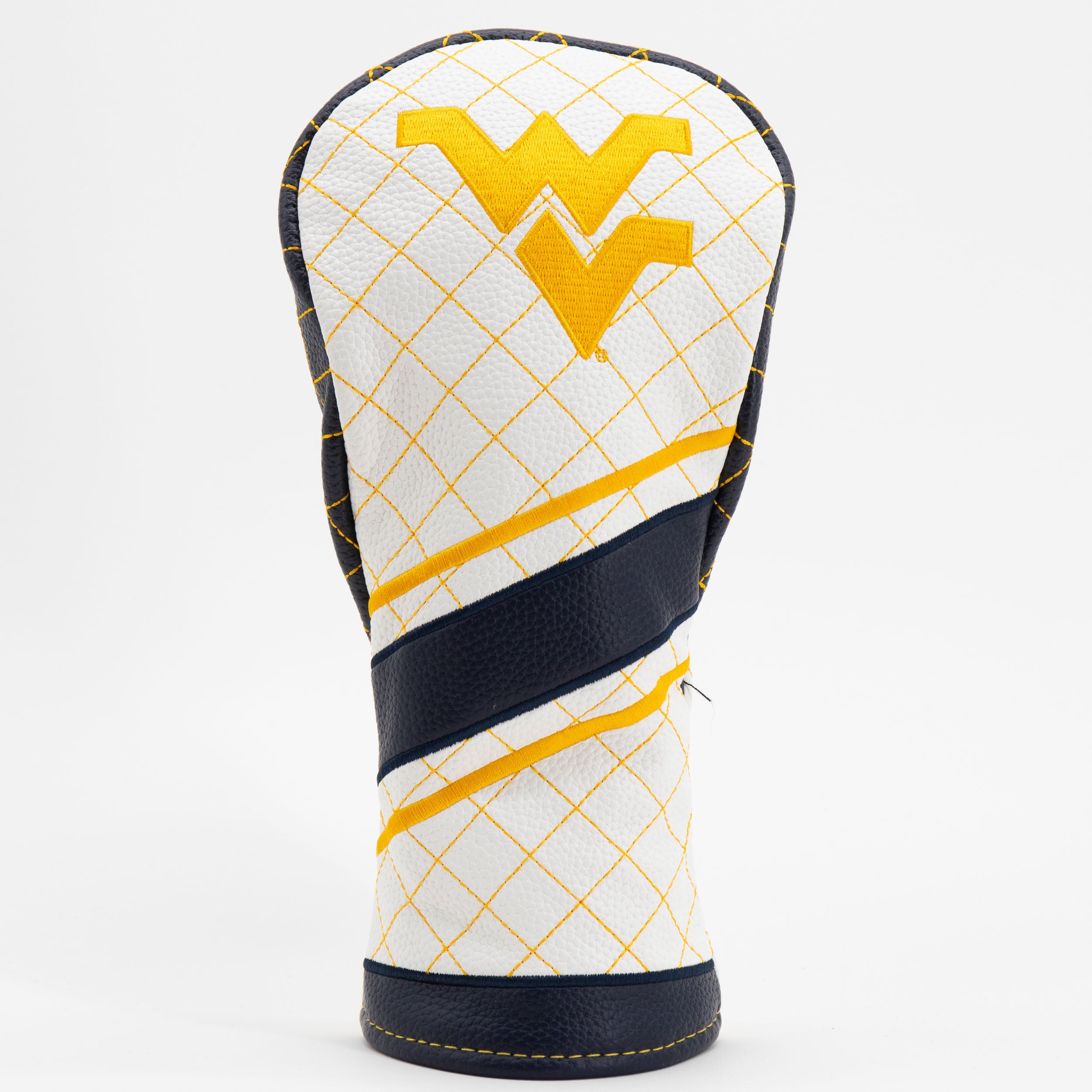West Virginia Mountaineers Quilted Fairway Headcover (STRIPED)