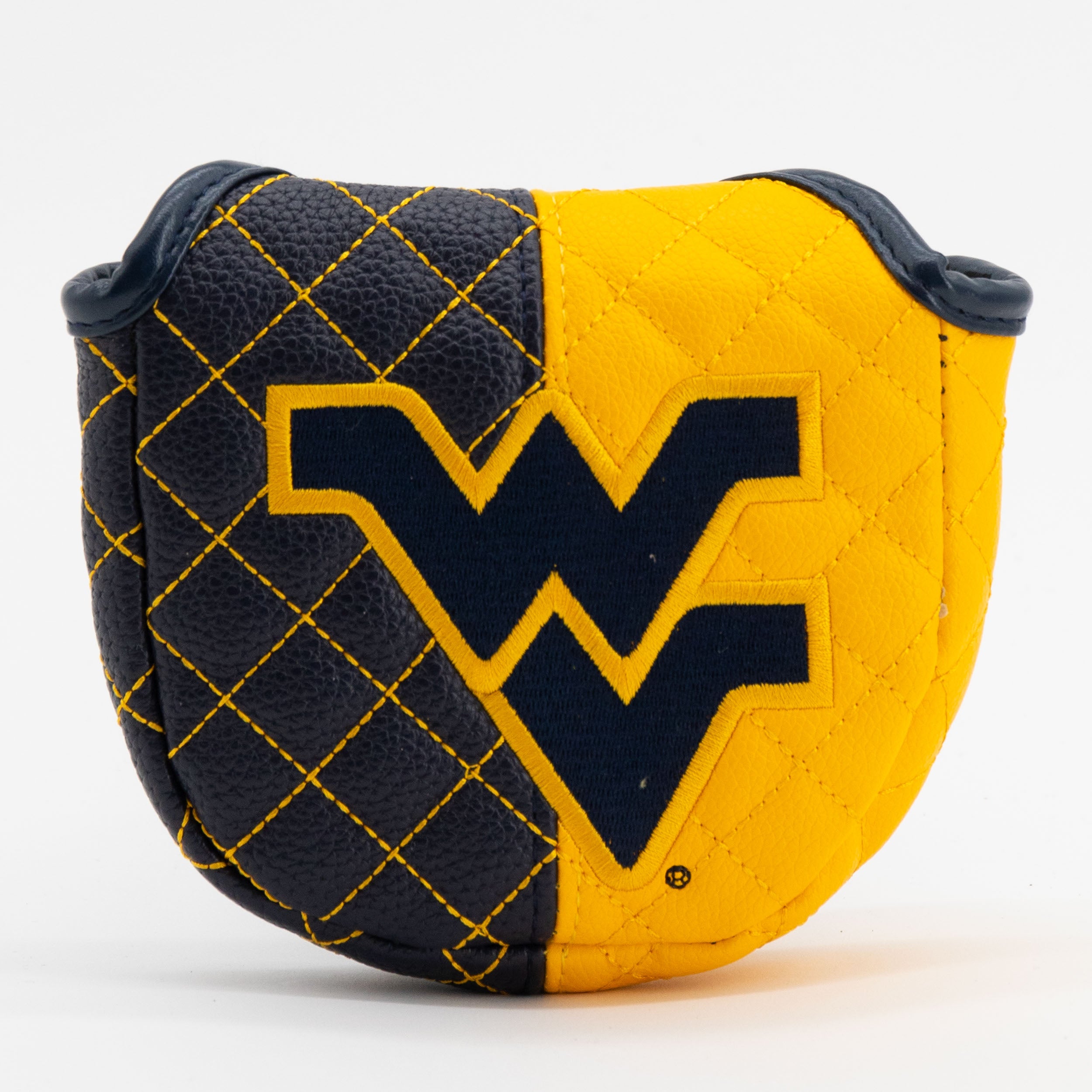 West Virginia Mountaineers Quilted Mallet Putter Cover (SPLIT)