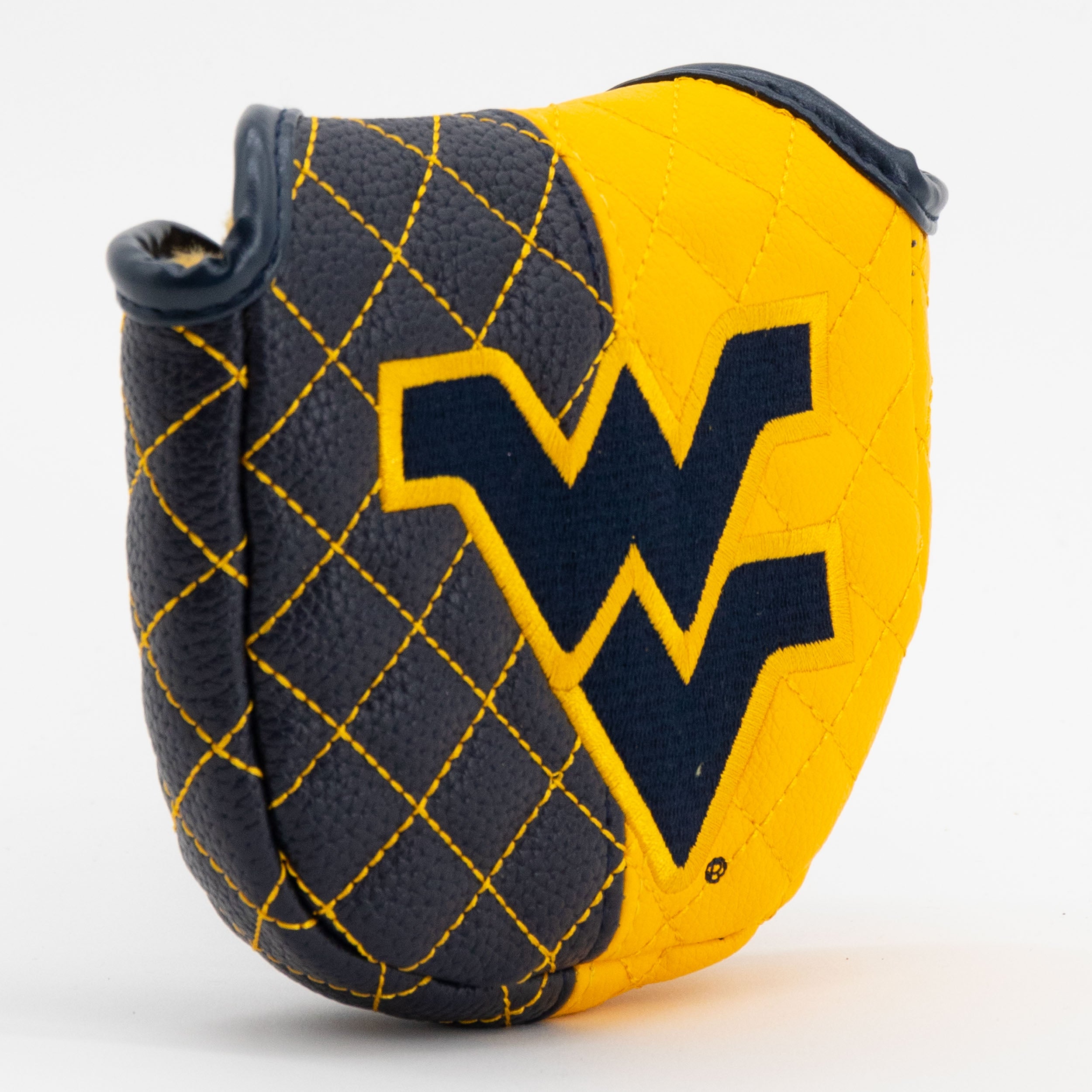 West Virginia Mountaineers Quilted Mallet Putter Cover (SPLIT)