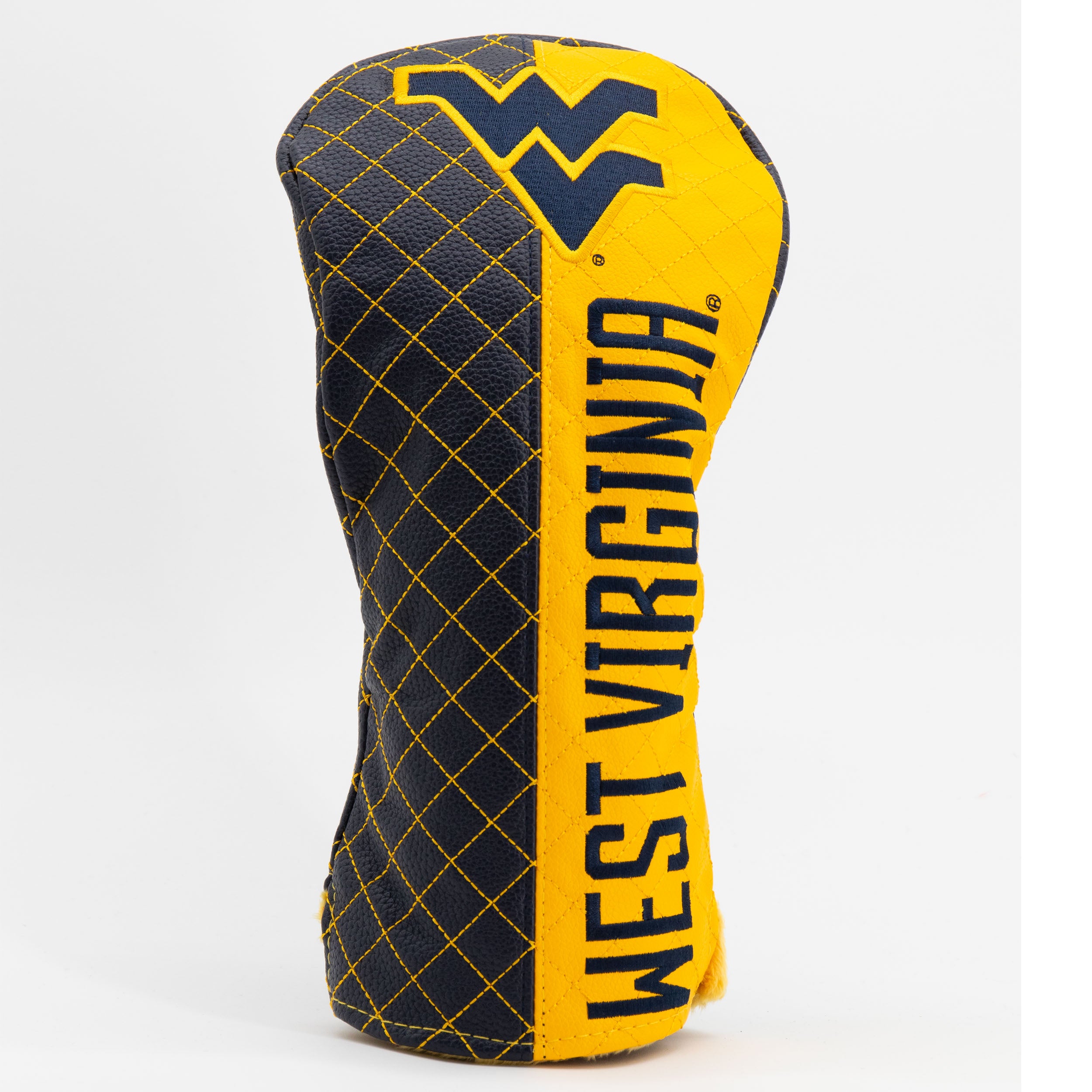 West Virginia Mountaineers Quilted Driver Headcover (SPLIT)