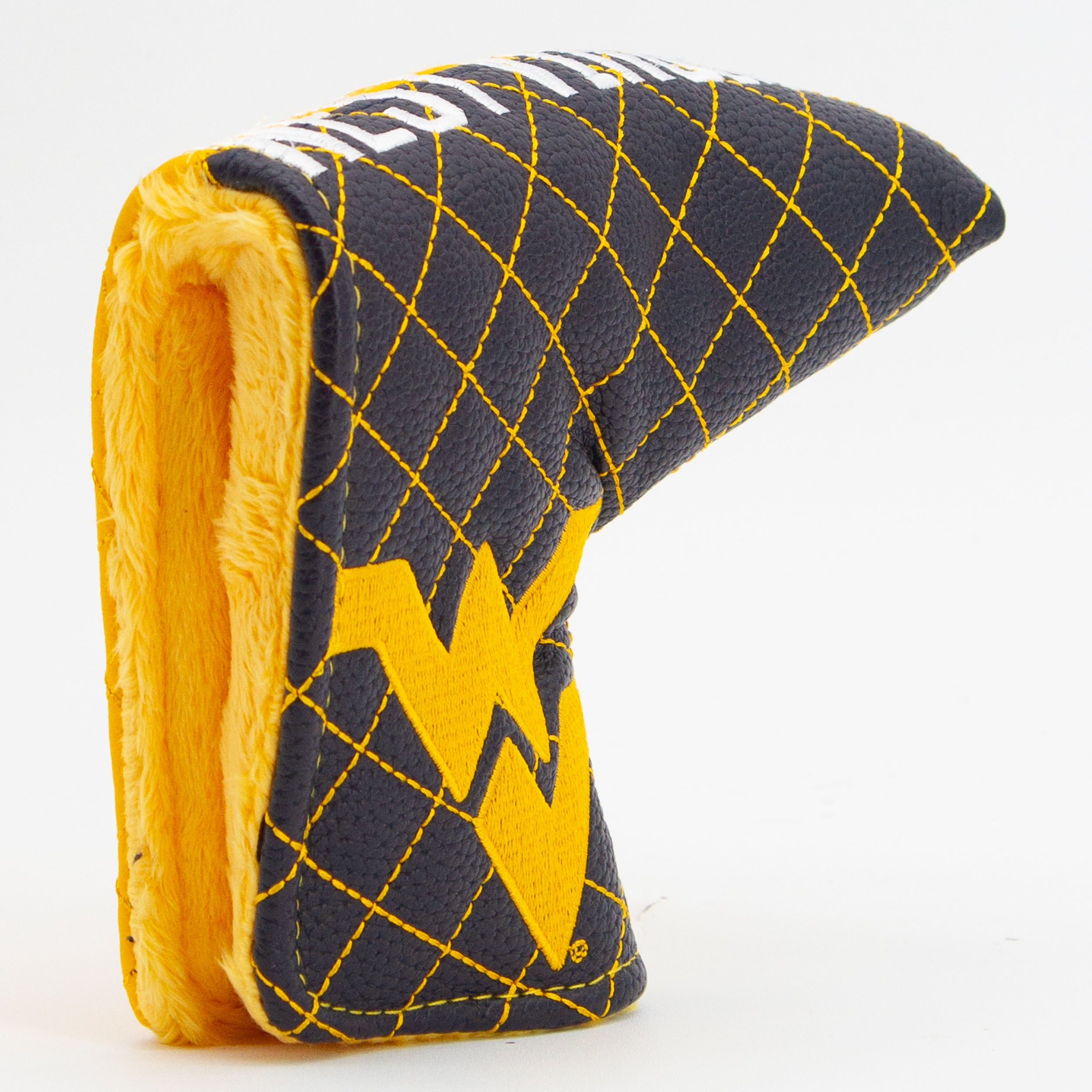 West Virginia Mountaineers Quited Blade Putter Cover (SPLIT)
