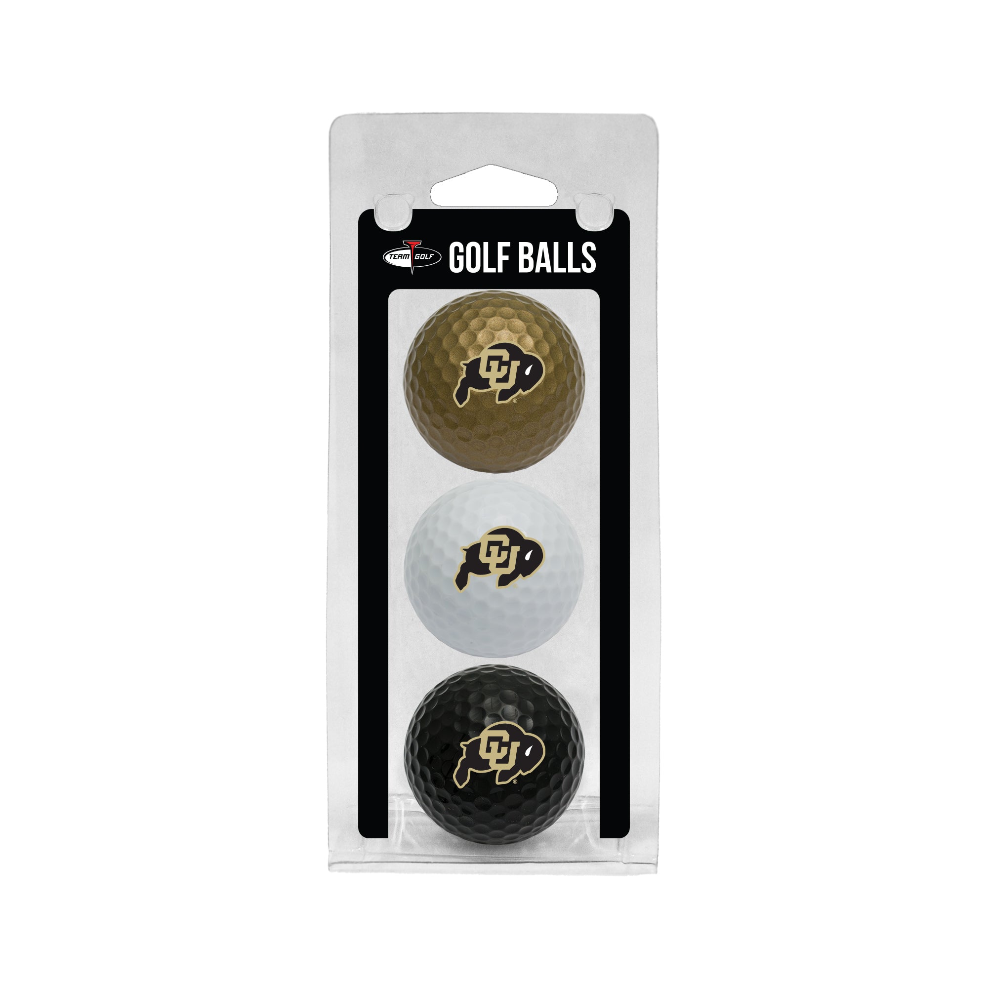 Colorado Buffaloes Golf Balls 3 Pack