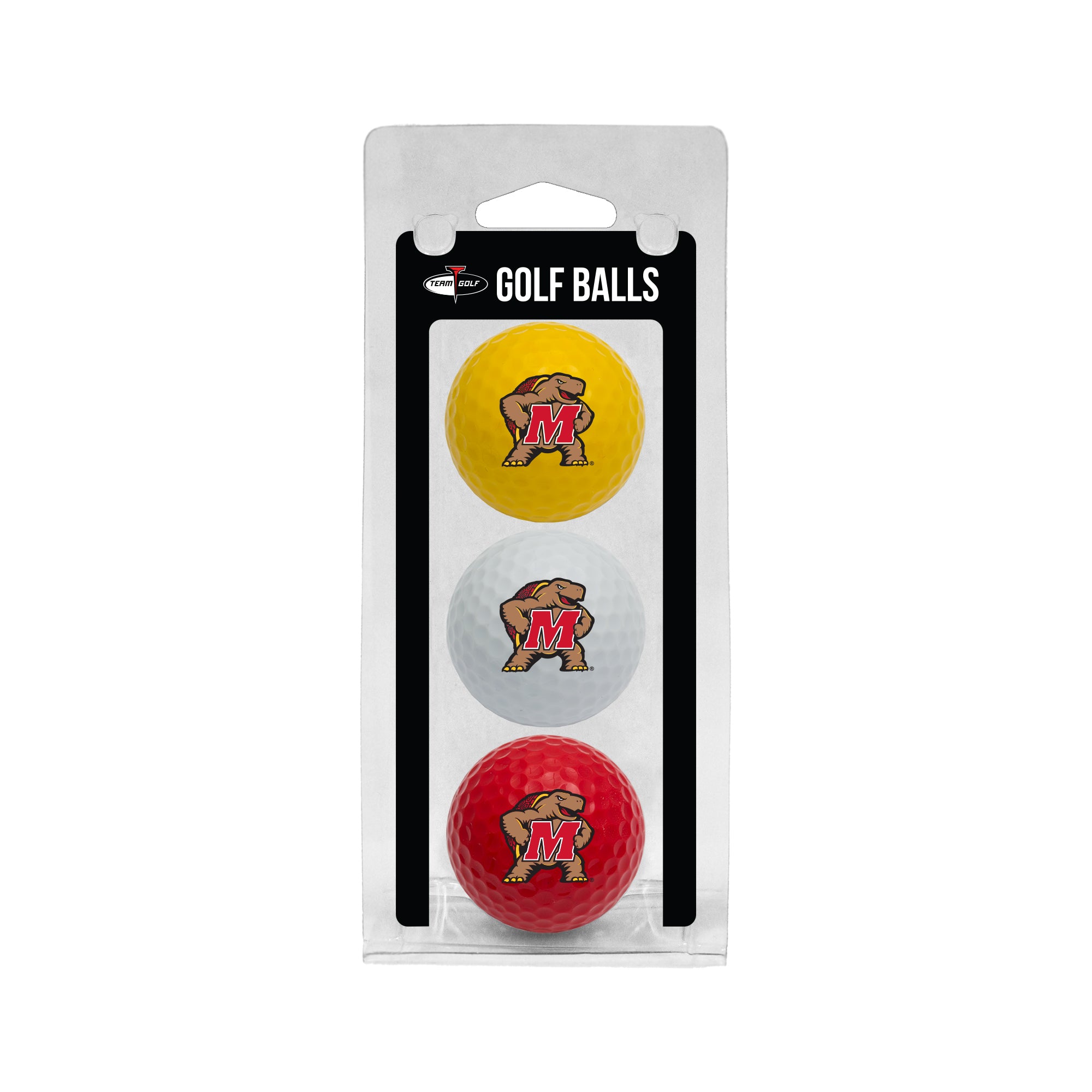 Maryland Terrapins Golf Balls 3 Pack