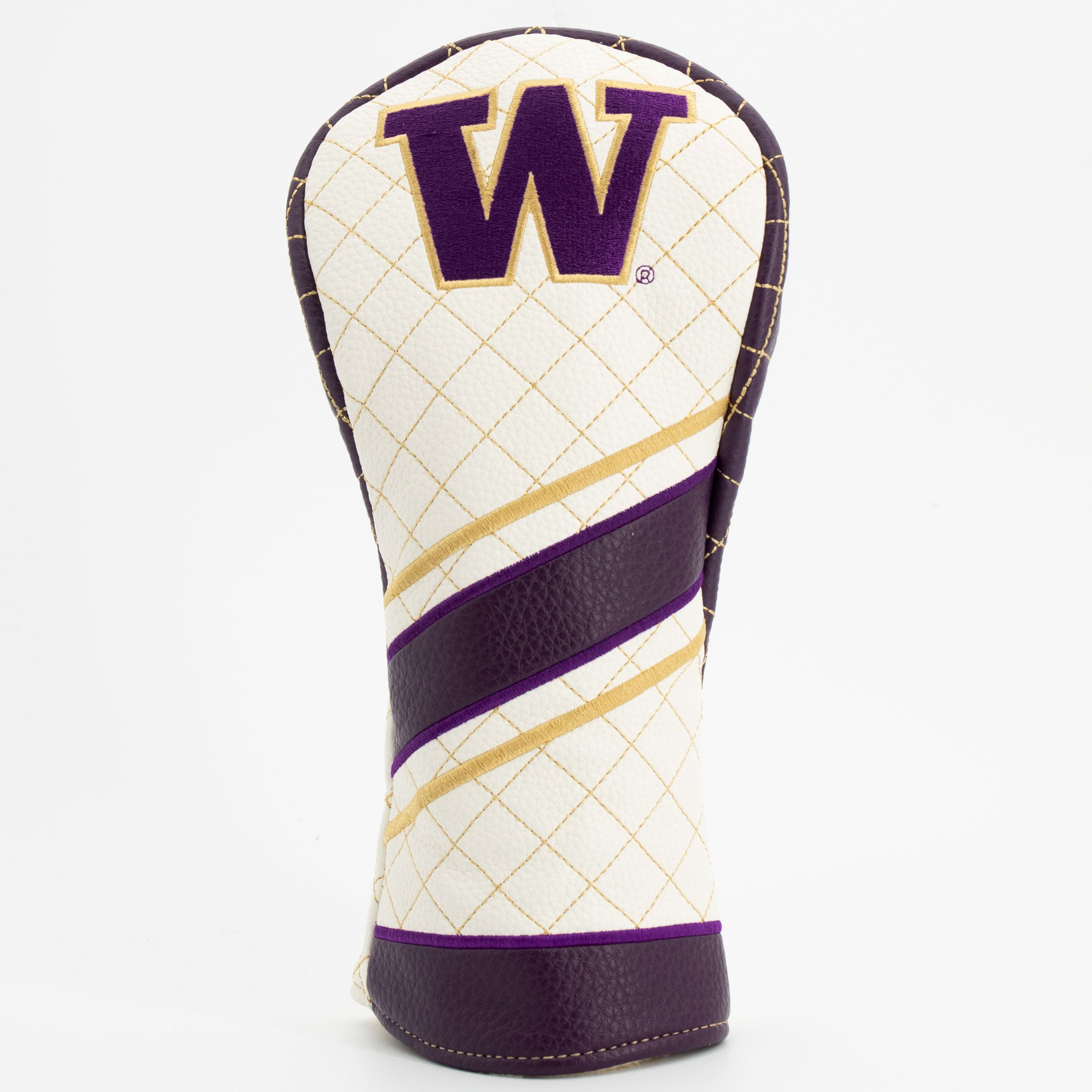 Washington Huskies Quilted Fairway Headcover (STRIPED)