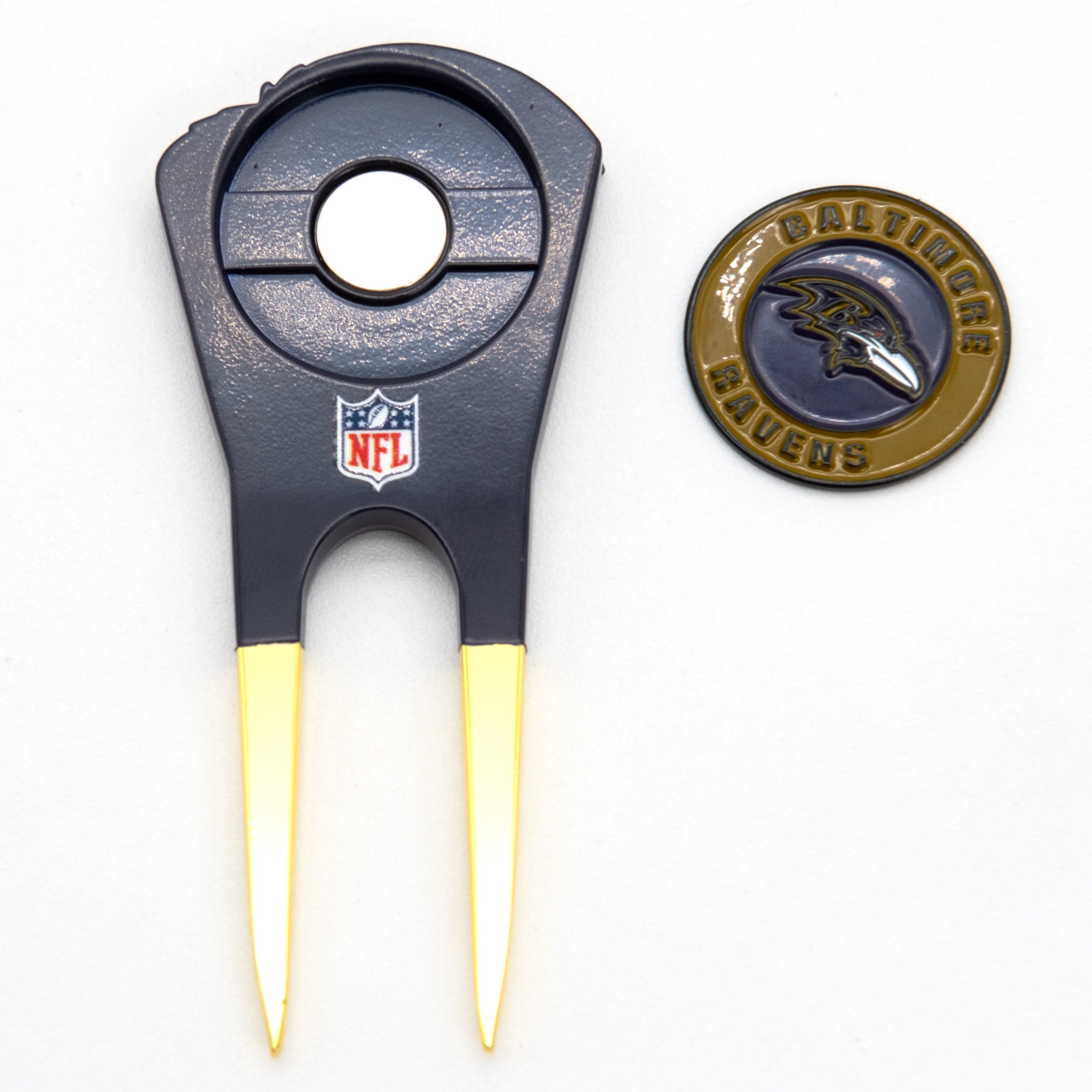 Baltimore Ravens Custom Shaped Divot Tool