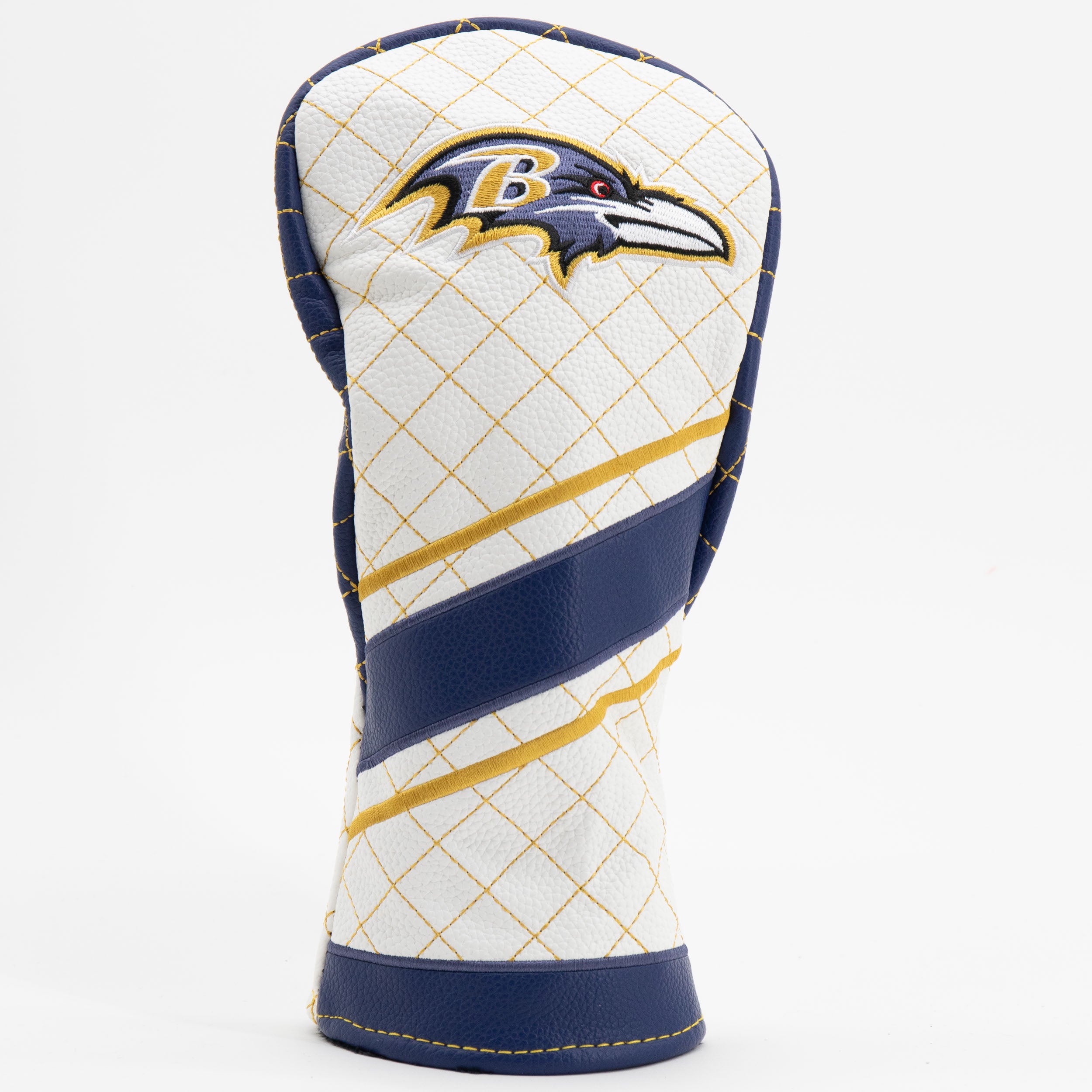 Baltimore Ravens Quilted Fairway Headcover (STRIPED)