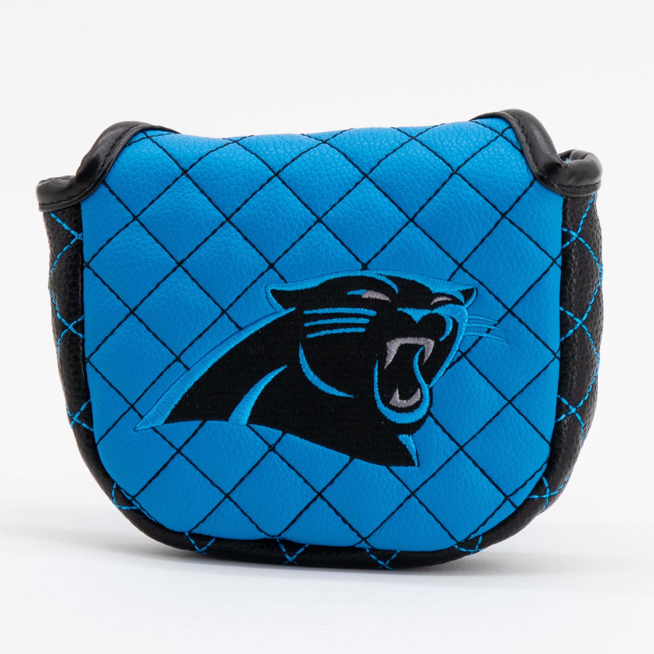 Carolina Panthers Quilted Mallet Putter Cover (SOLID)