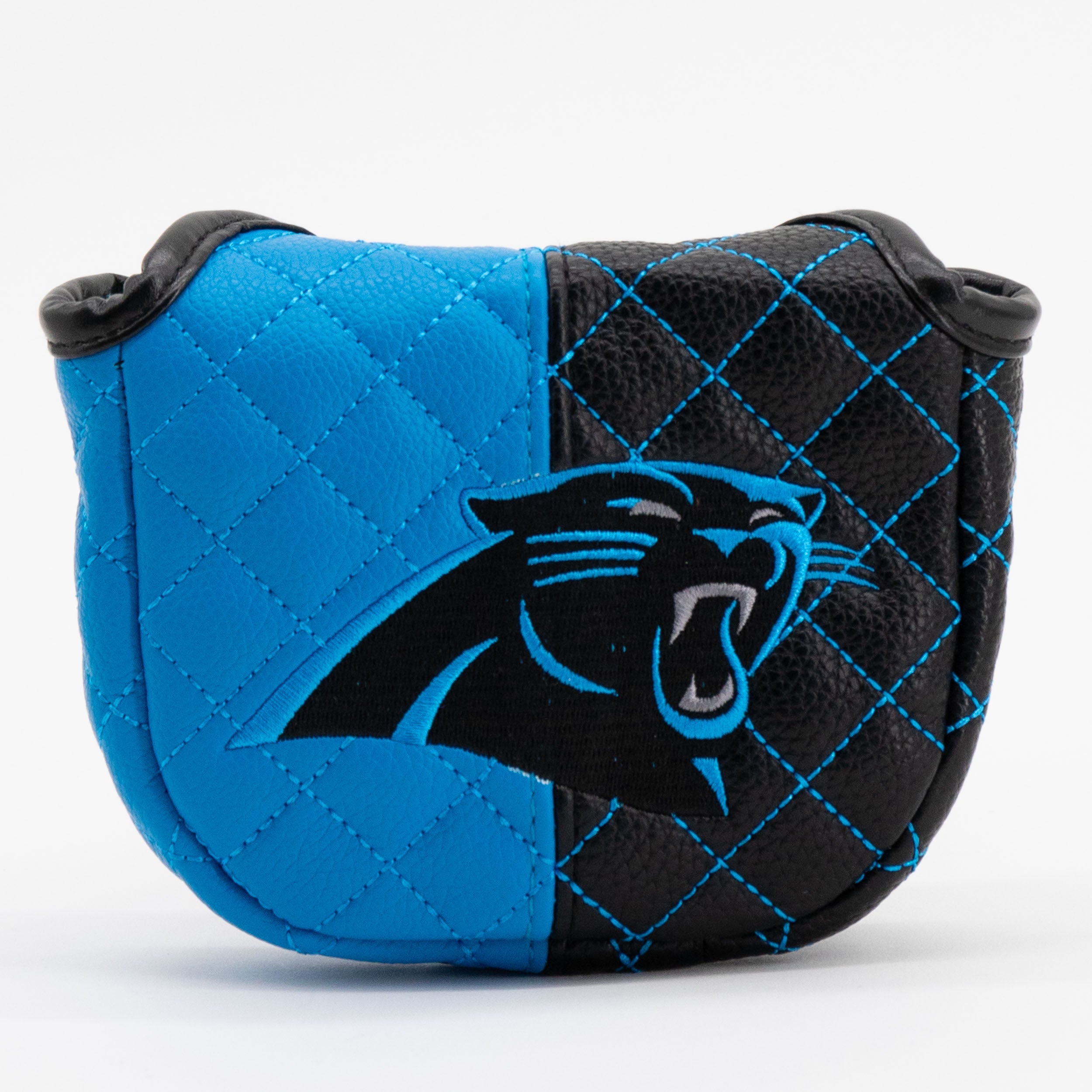 Carolina Panthers Quilted Mallet Putter Cover (SPLIT)