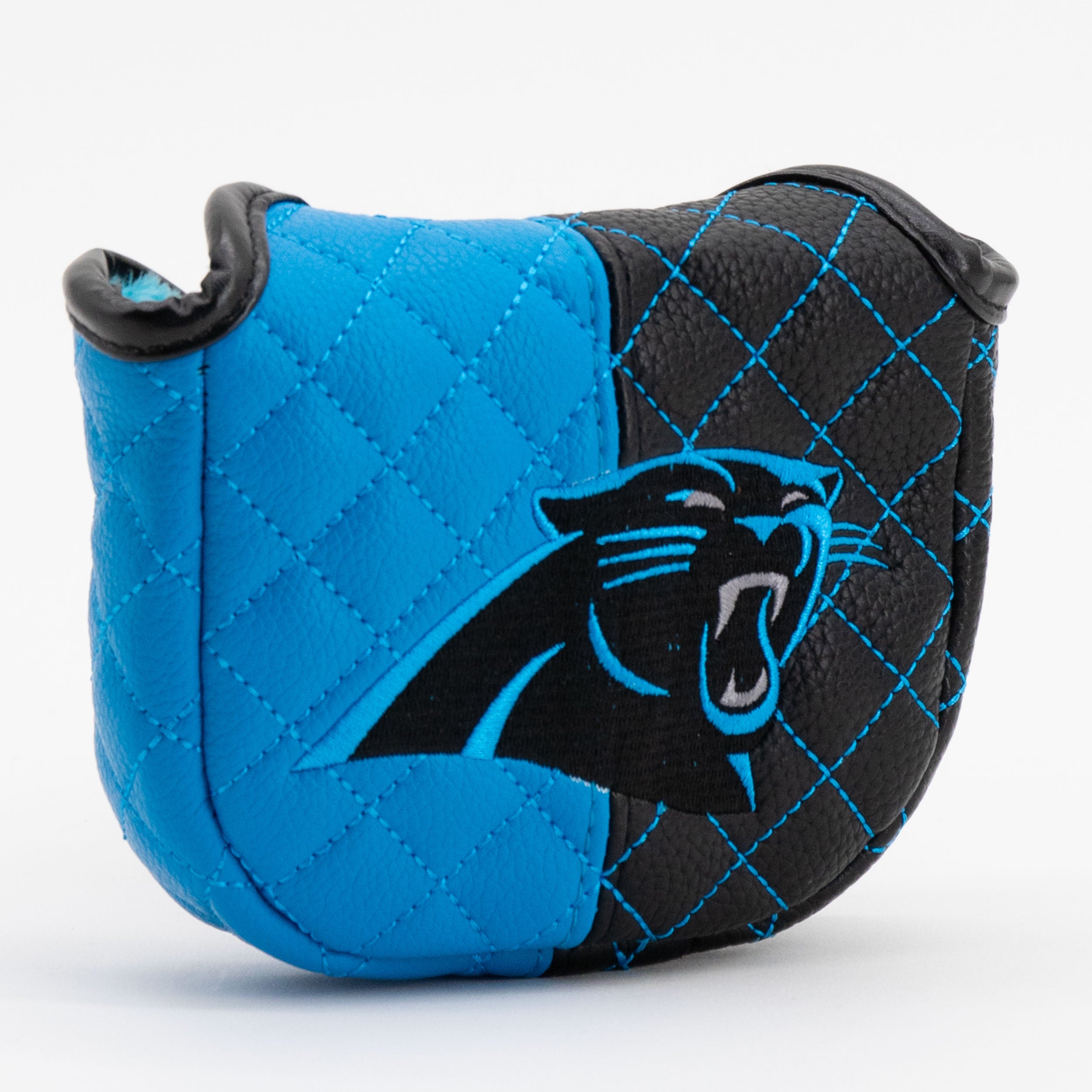 Carolina Panthers Quilted Mallet Putter Cover (SPLIT)