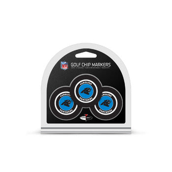 Carolina Panthers 3 Pack Golf Chip Ball Markers