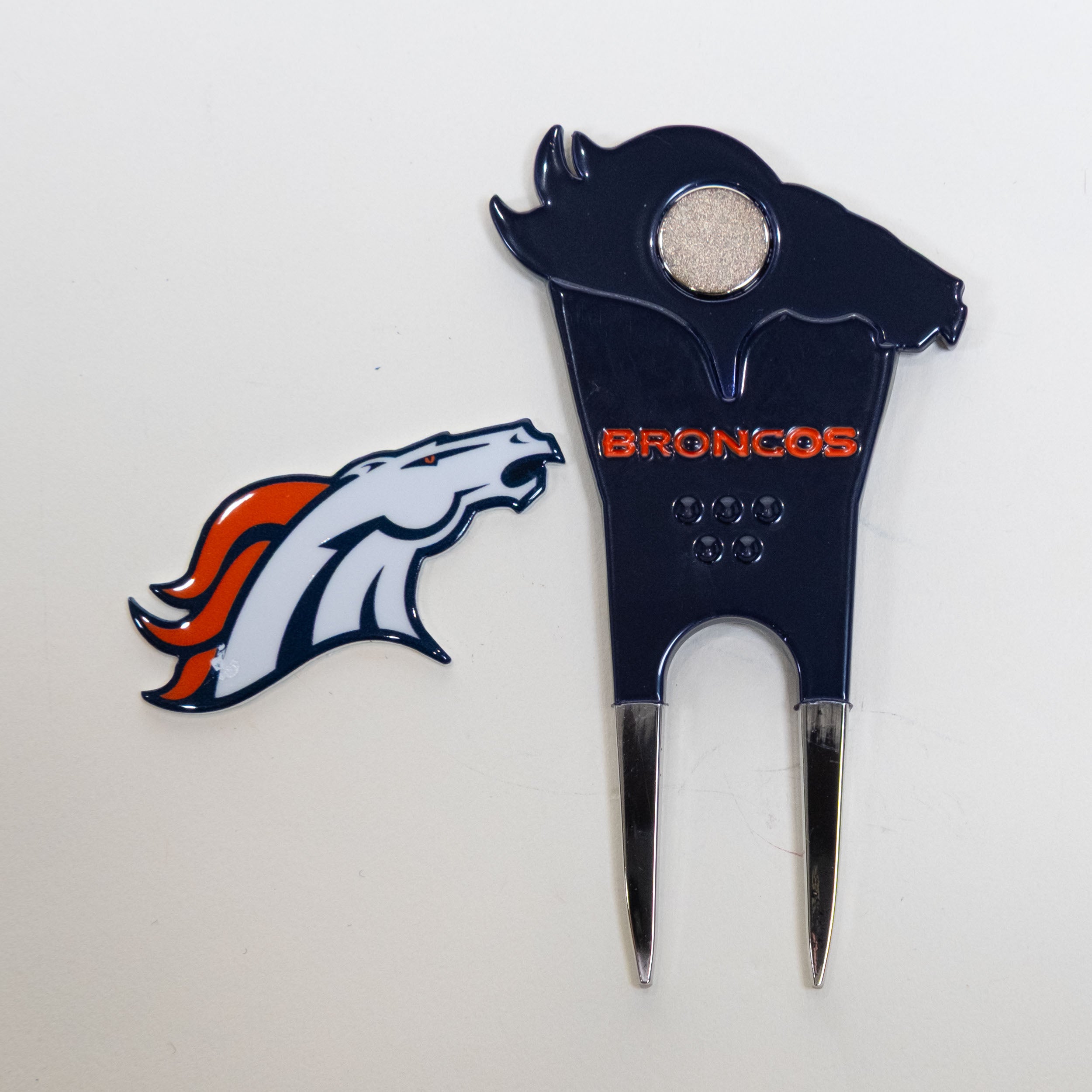Denver Broncos Custom Shaped Divot Tool