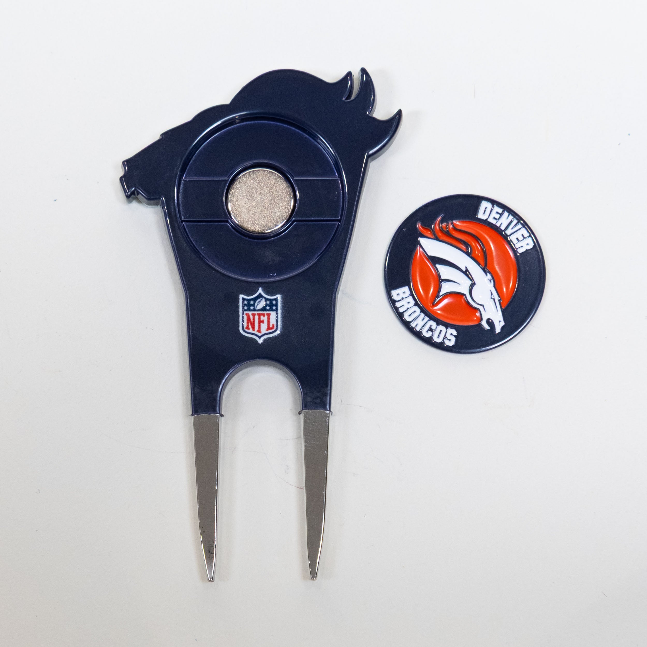 Denver Broncos Custom Shaped Divot Tool